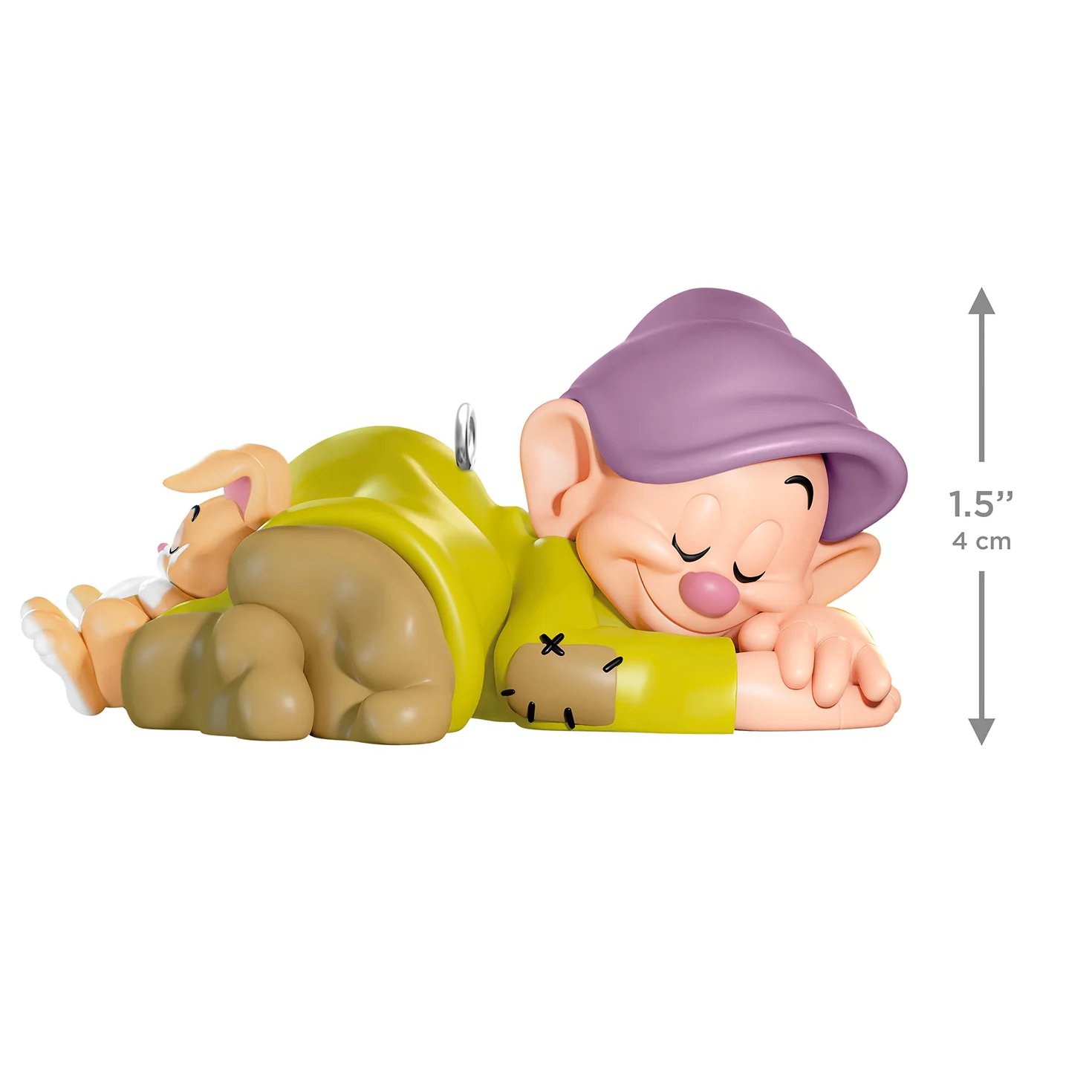 Disney Snow White and the Seven Dwarfs Dozing Dopey — 2026 Hallmark Keepsake Christmas Ornament - Image 6