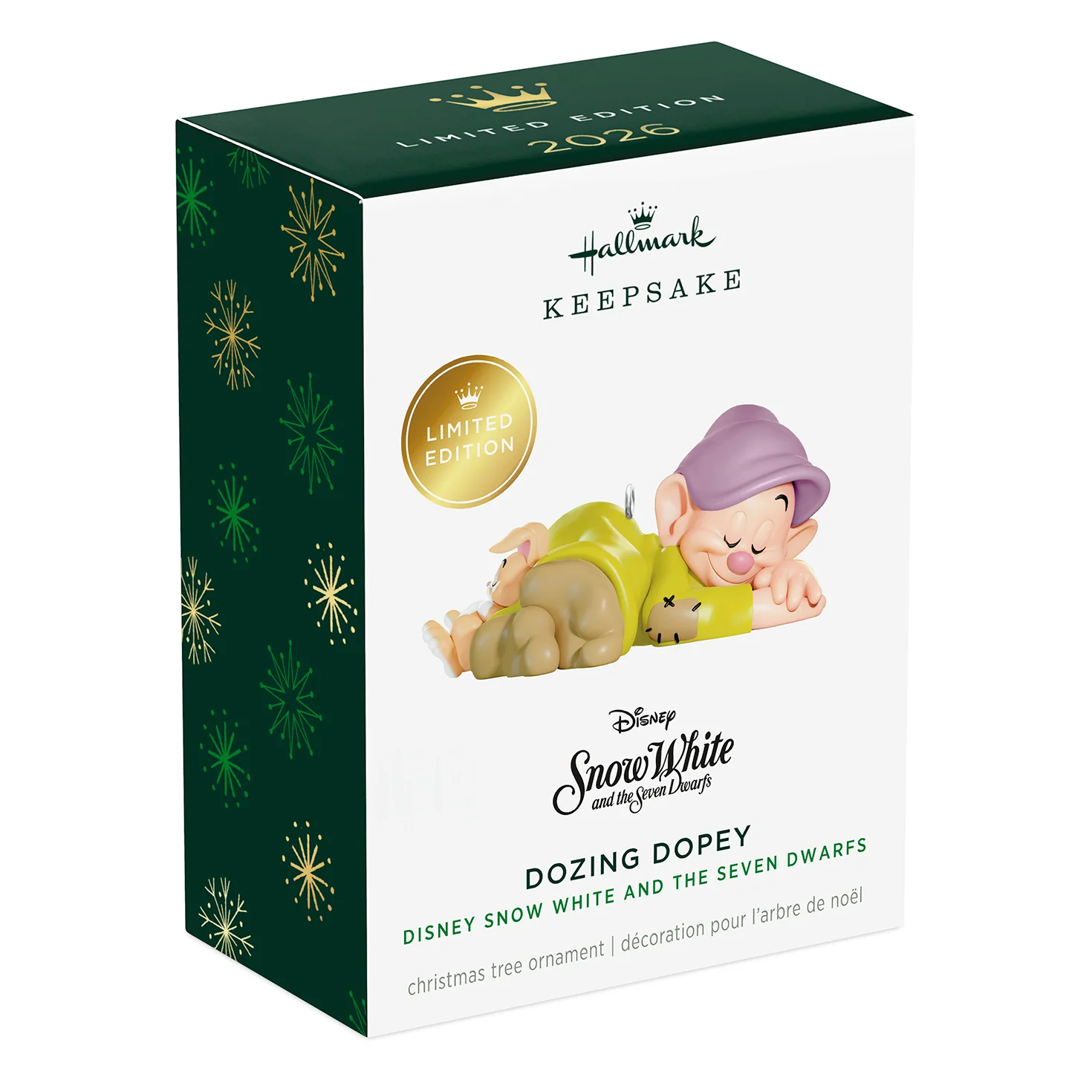 Disney Snow White and the Seven Dwarfs Dozing Dopey — 2026 Hallmark Keepsake Christmas Ornament - Image 7