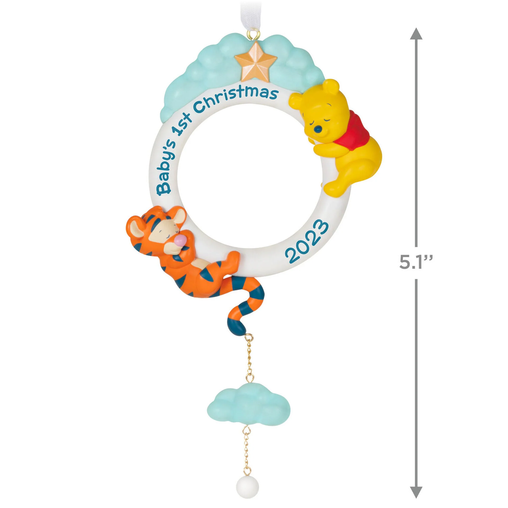 Disney Winnie the Pooh, Baby's First Christmas — Hallmark Keepsake Christmas Ornament - Image 3