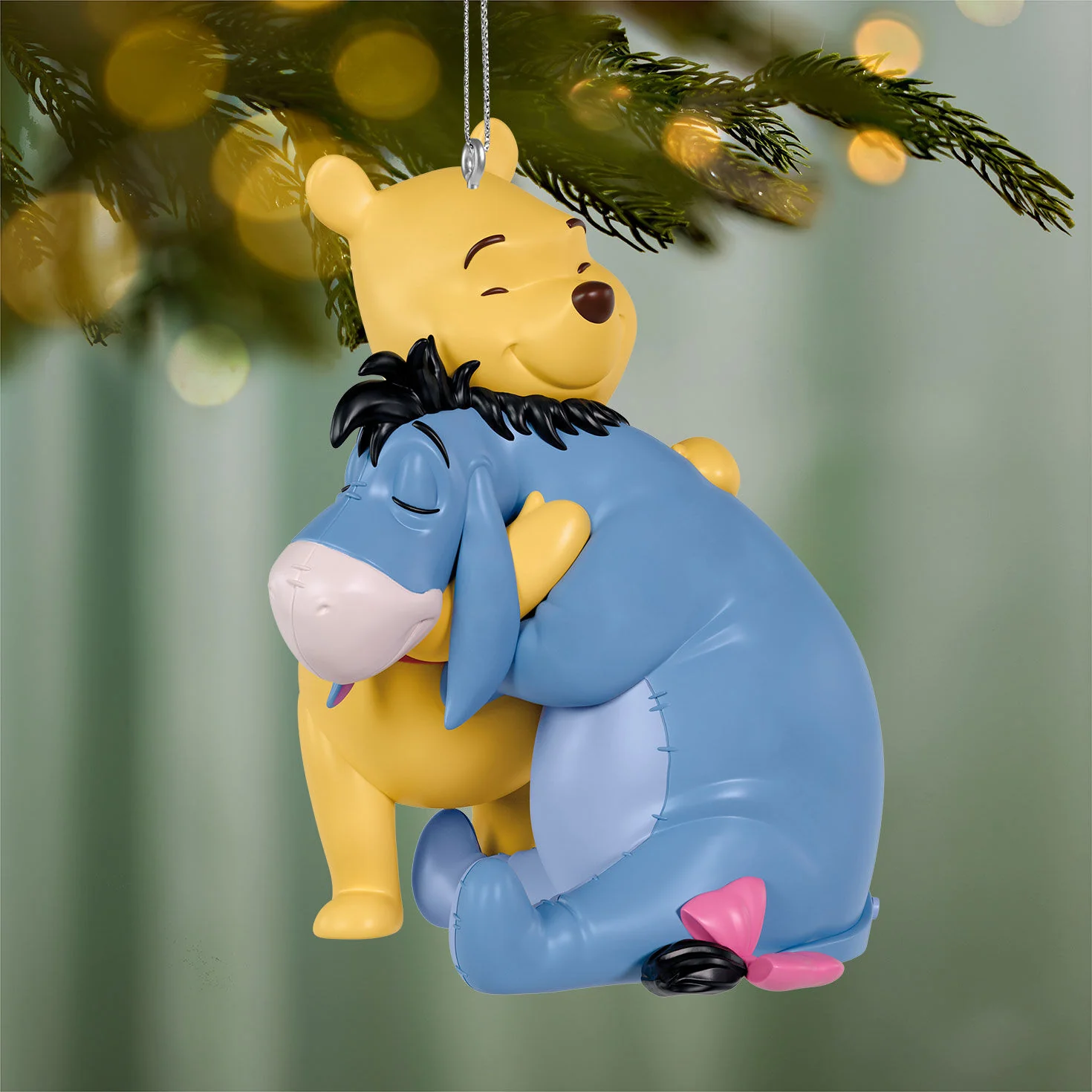 Disney Winnie the Pooh Holiday Hugs — 2026 Hallmark Keepsake Christmas Ornament - Image 2