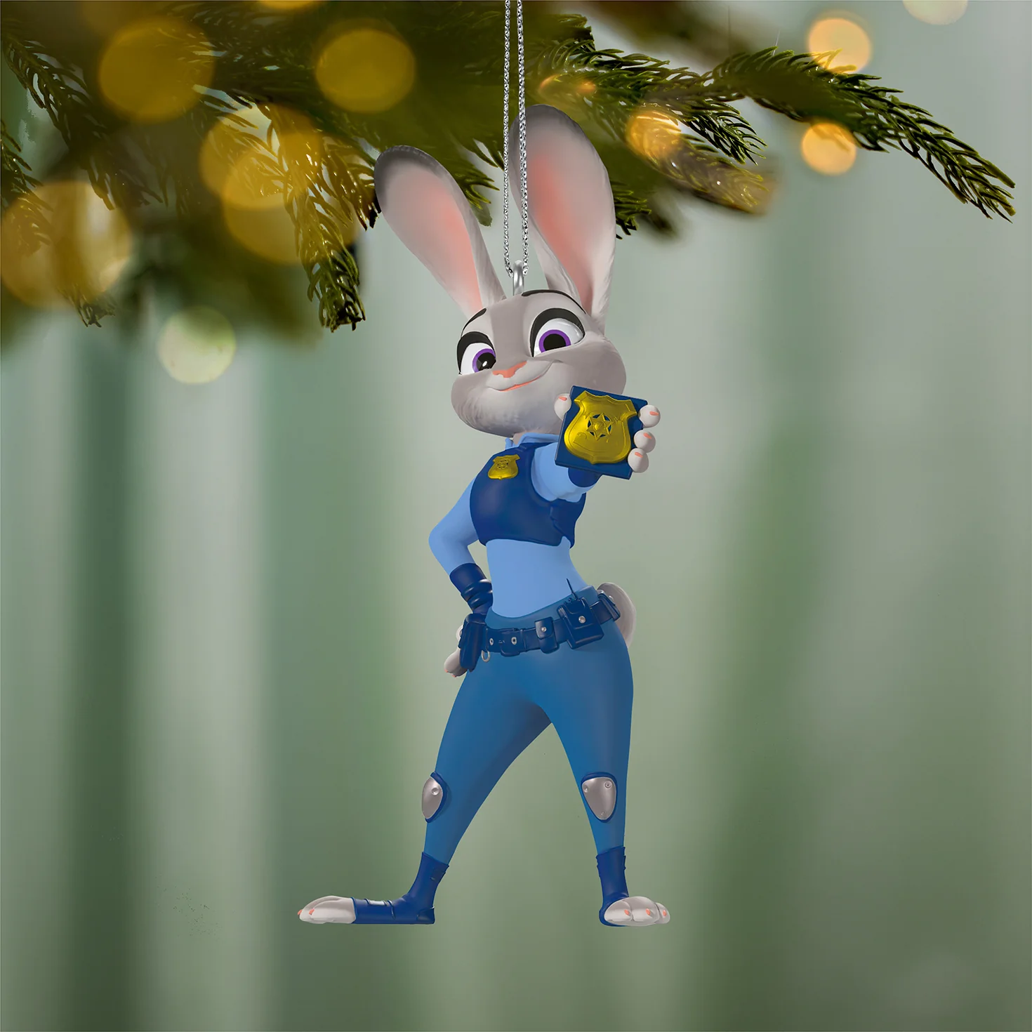 Disney Zootopia 10th Anniversary Officer Judy Hopps — 2026 Hallmark Keepsake Christmas Ornament - Image 2