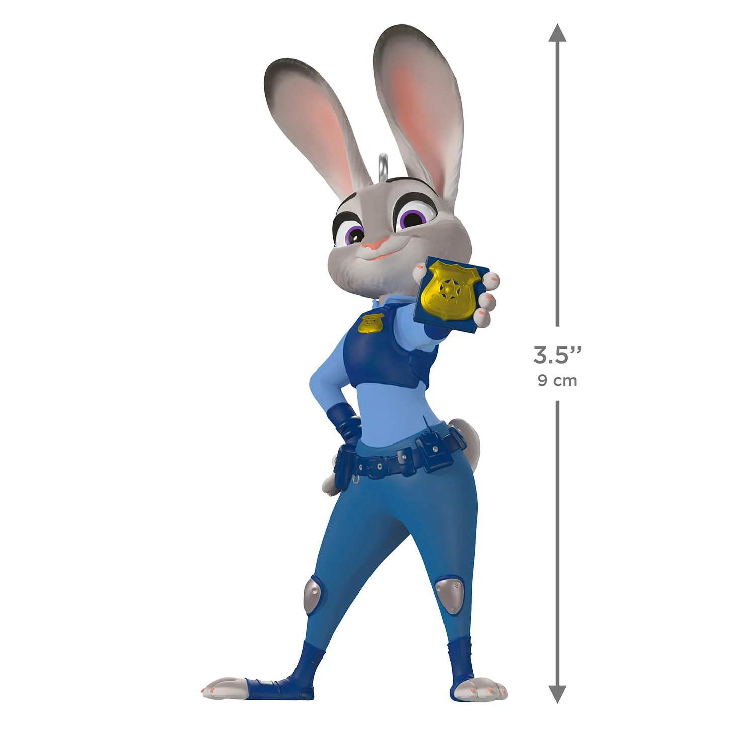 Disney Zootopia 10th Anniversary Officer Judy Hopps — 2026 Hallmark Keepsake Christmas Ornament - Image 6