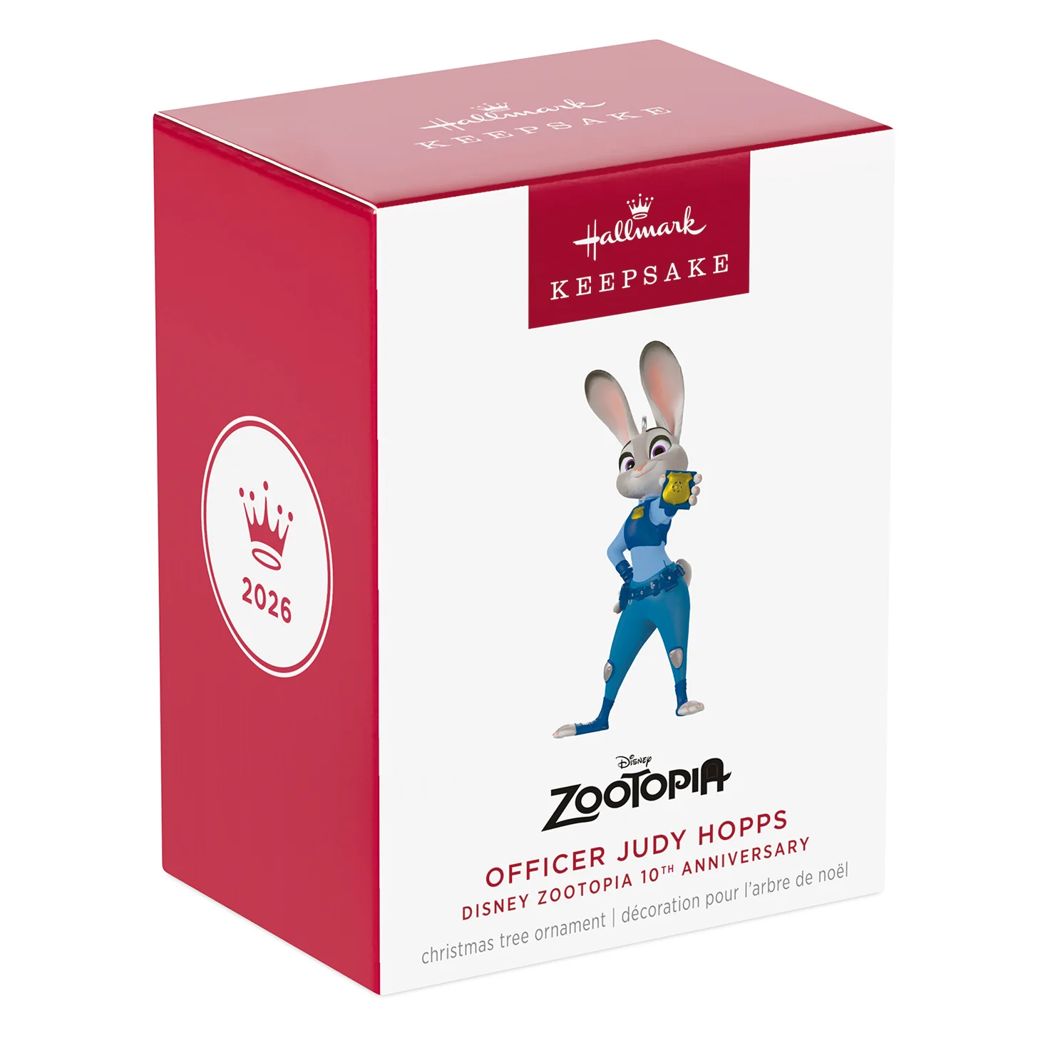 Disney Zootopia 10th Anniversary Officer Judy Hopps — 2026 Hallmark Keepsake Christmas Ornament - Image 7
