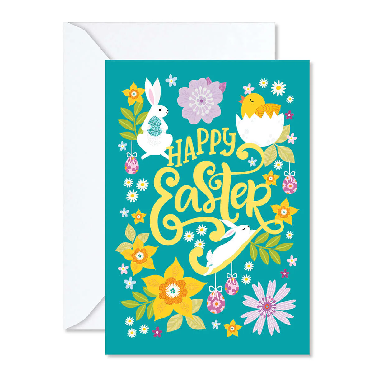 Creative Publishing by Hallmark Easter Card - Bunnies & Chick - Image 3