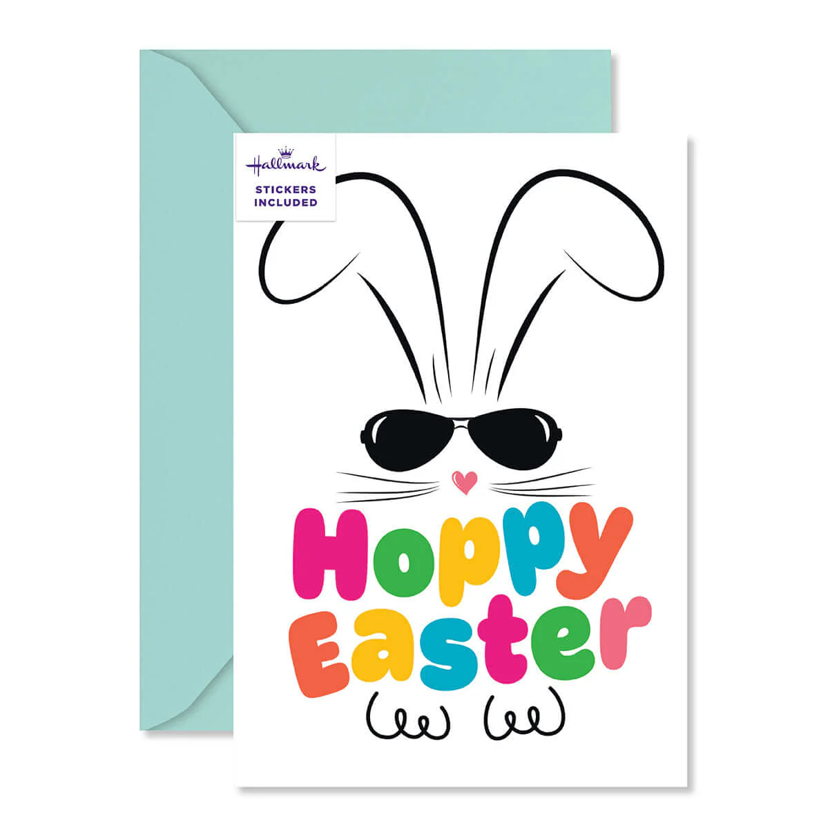 Hallmark Easter Card & Stickers - Hoppy Easter - Image 3