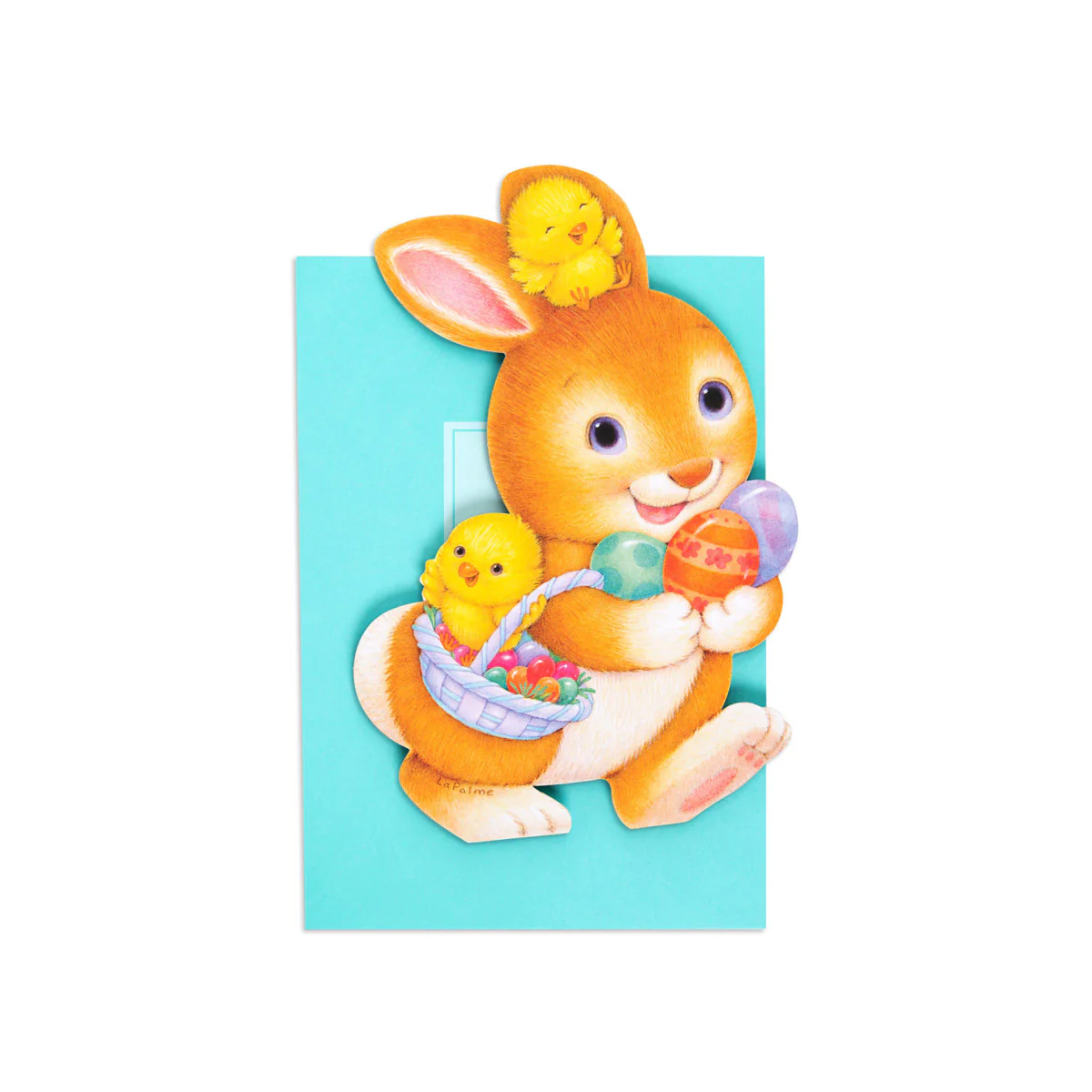 Hallmark Easter Card - Little Bouncy Bunny - Image 3