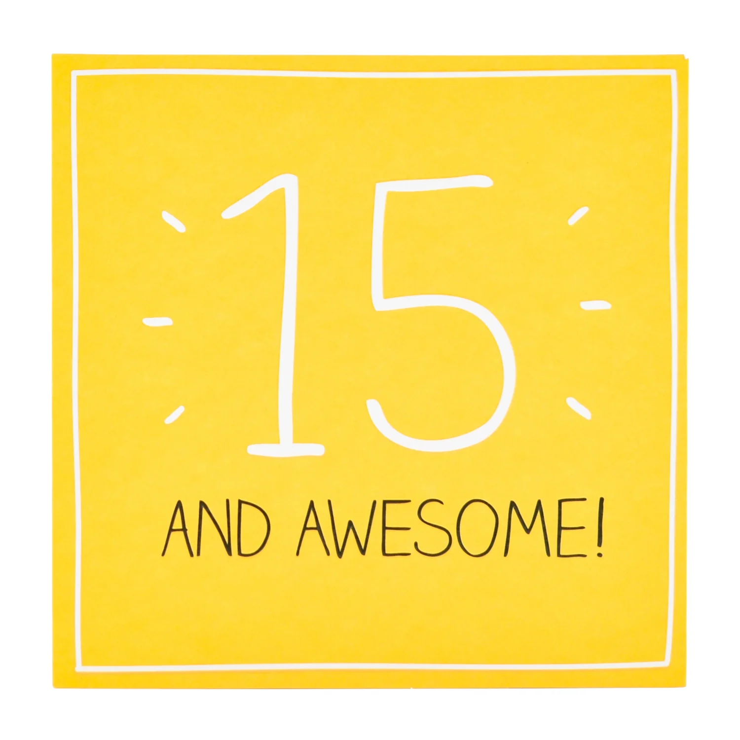 And Awesome 15th Birthday Card