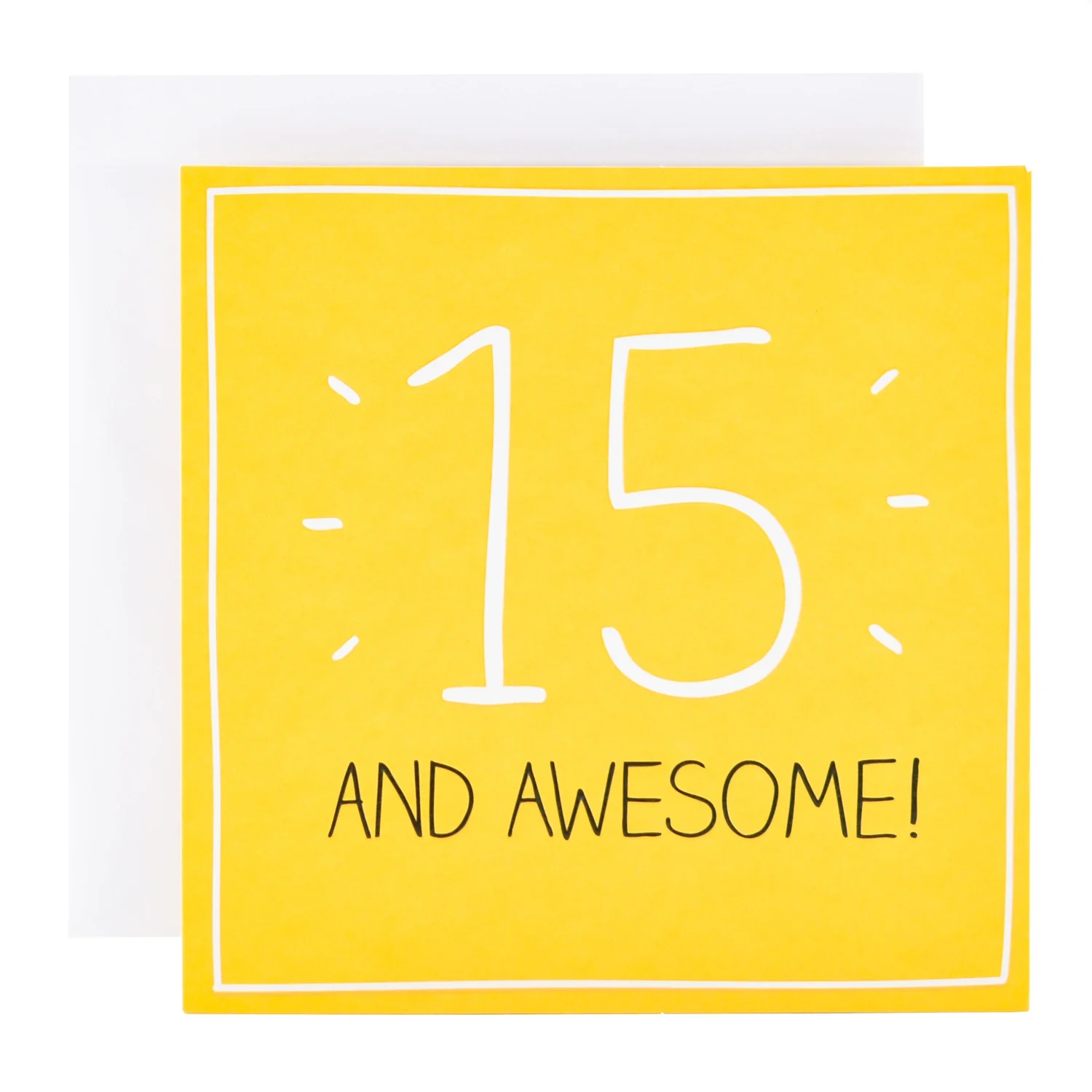And Awesome 15th Birthday Card - Image 3