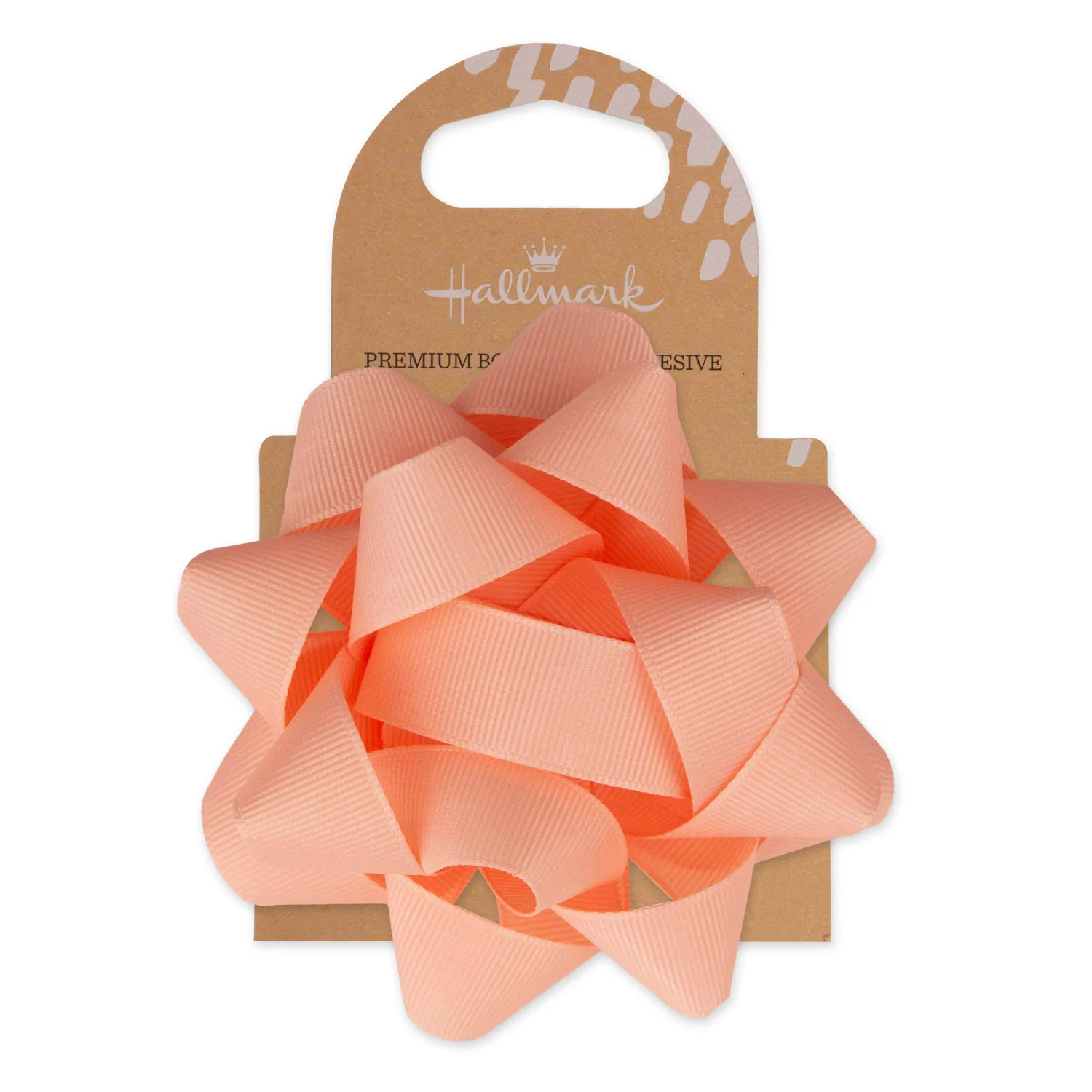 Hallmark Premium Fabric Bow - Peach