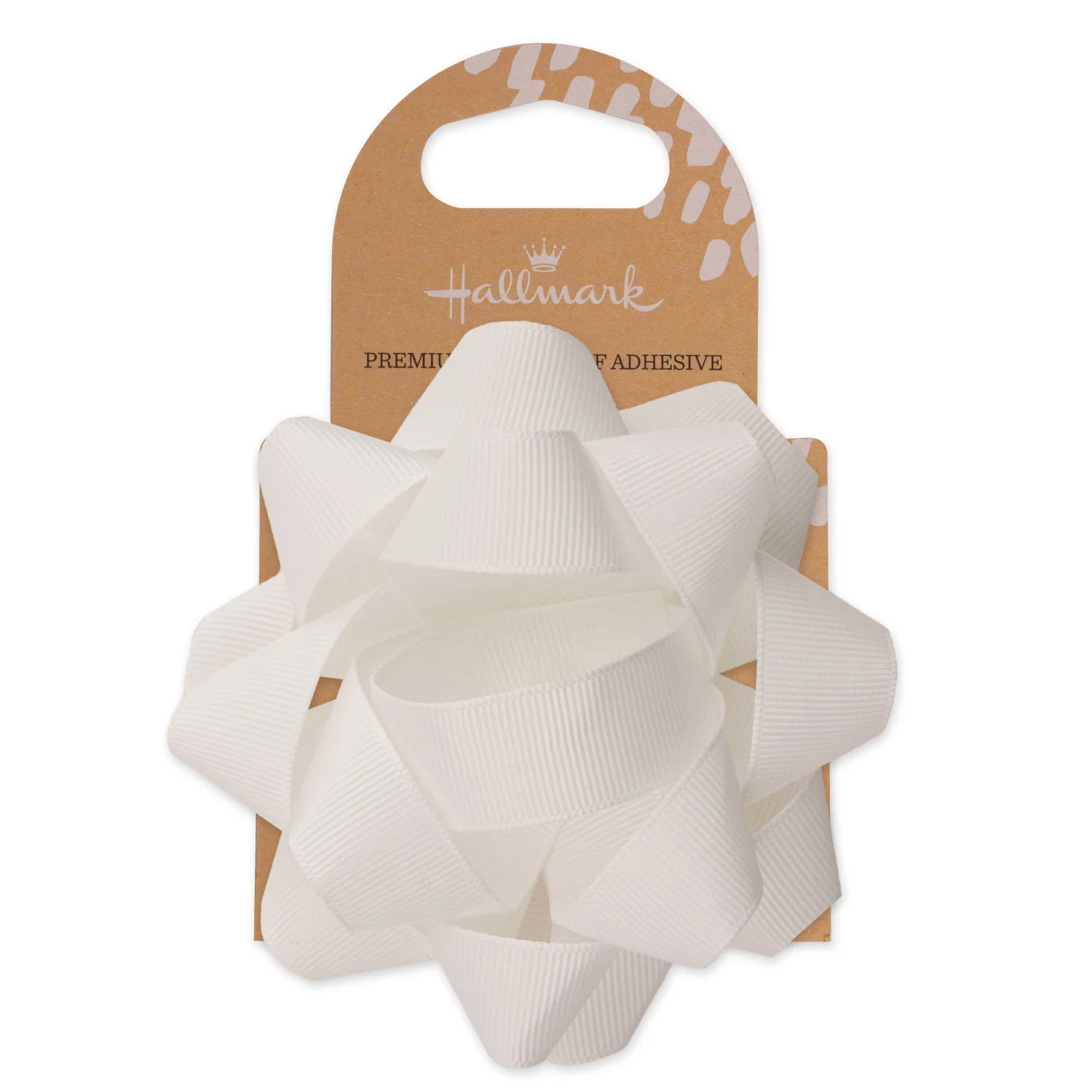 Hallmark Premium Fabric Bow - White