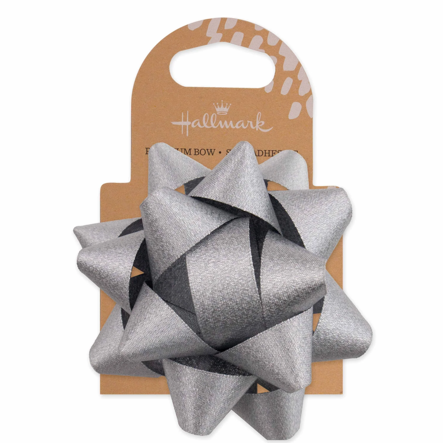 Hallmark Premium Fabric Bow - Silver