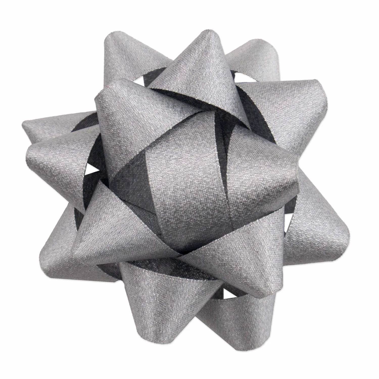 Hallmark Premium Fabric Bow - Silver - Image 2