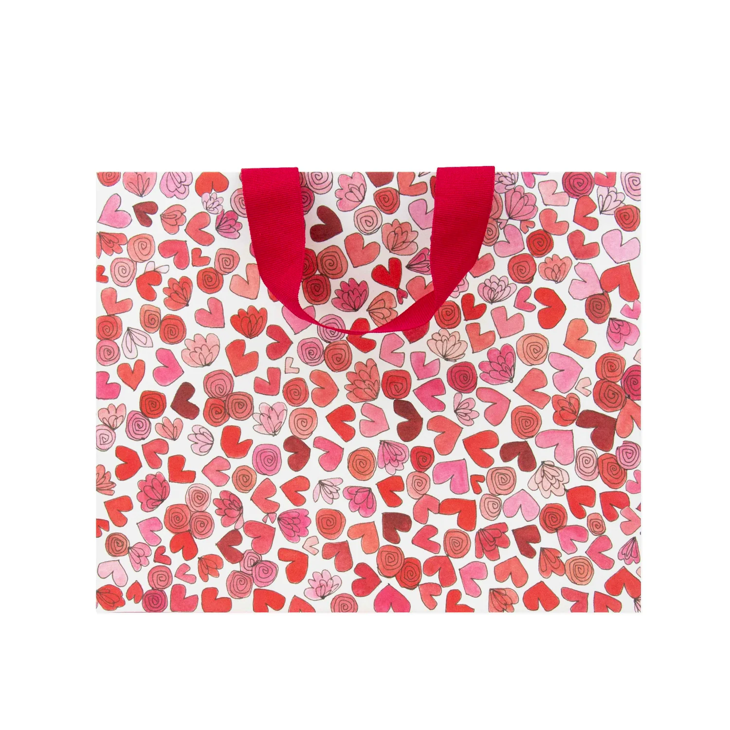 Hallmark x Love, Meredith Medium Gift Bag - Hearts & Flowers - Image 3