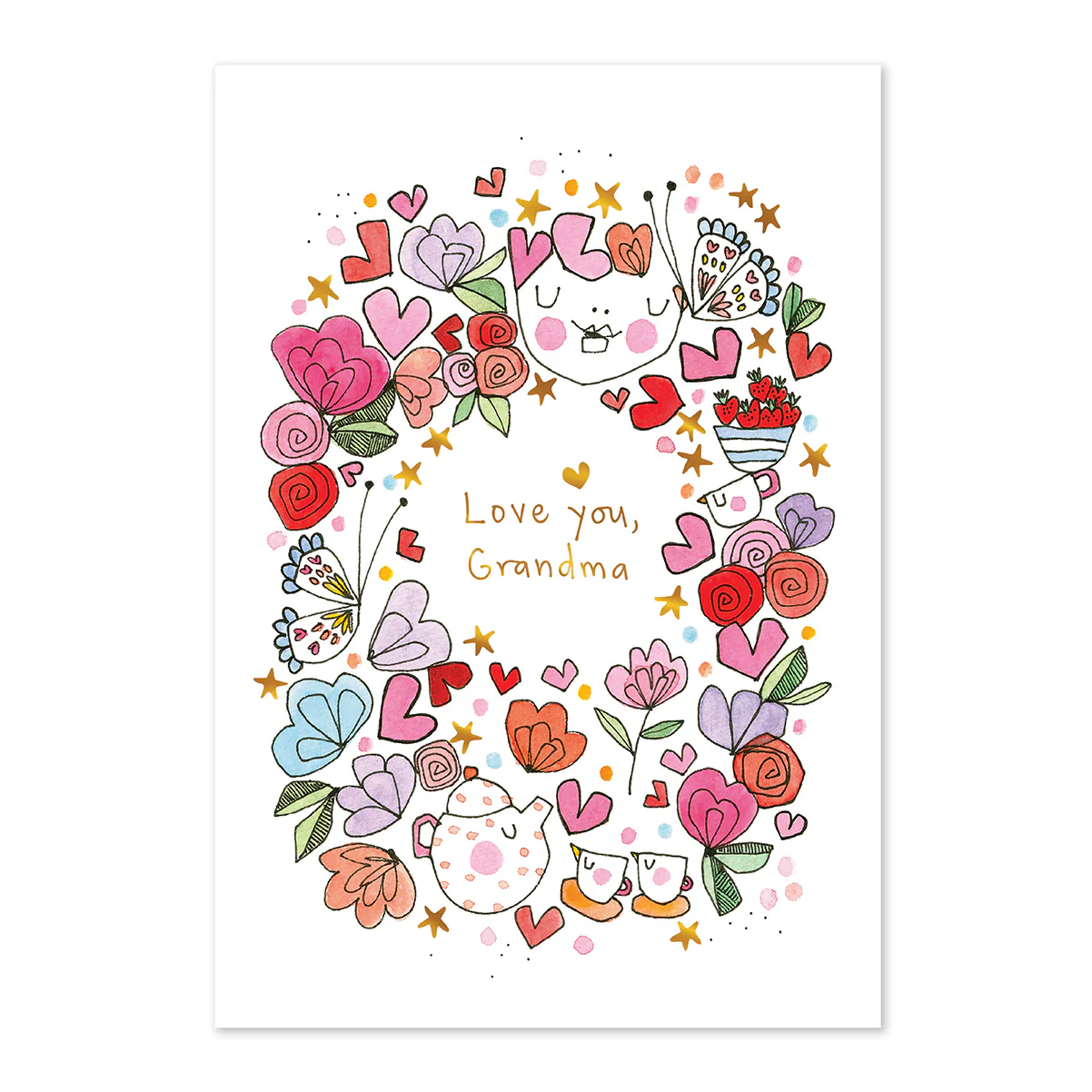 Hallmark x Love, Meredith Greeting Card - Love You, Grandma