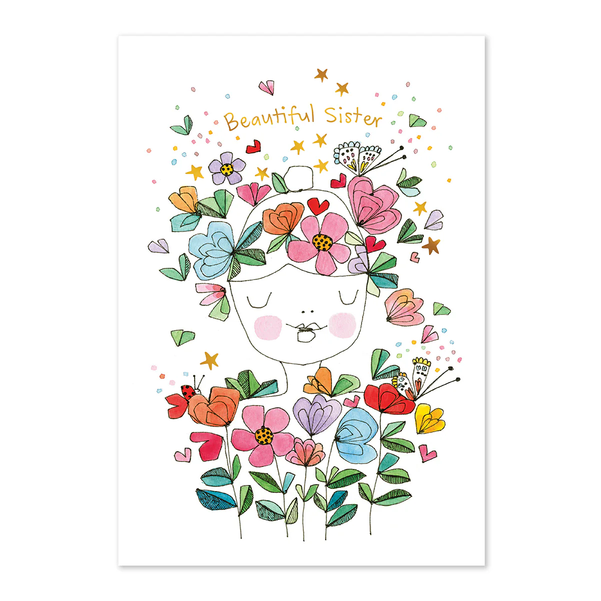Hallmark x Love, Meredith Greeting Card - Beautiful Sister