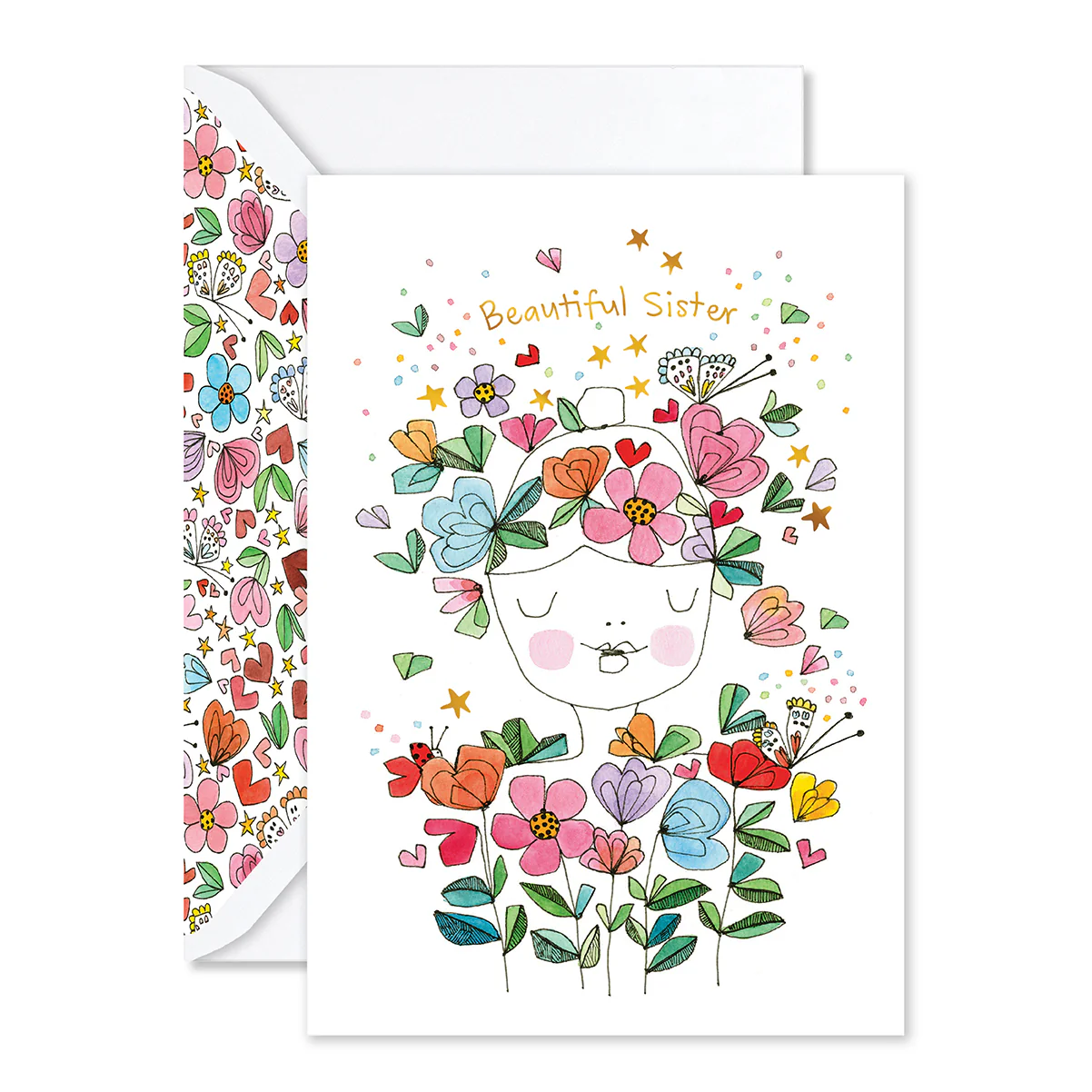 Hallmark x Love, Meredith Greeting Card - Beautiful Sister - Image 3