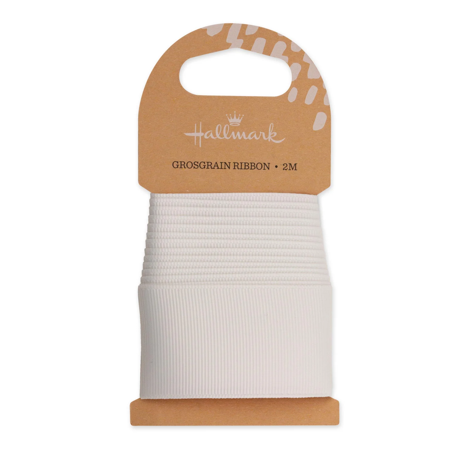 Hallmark White Grosgrain Ribbon - 2m