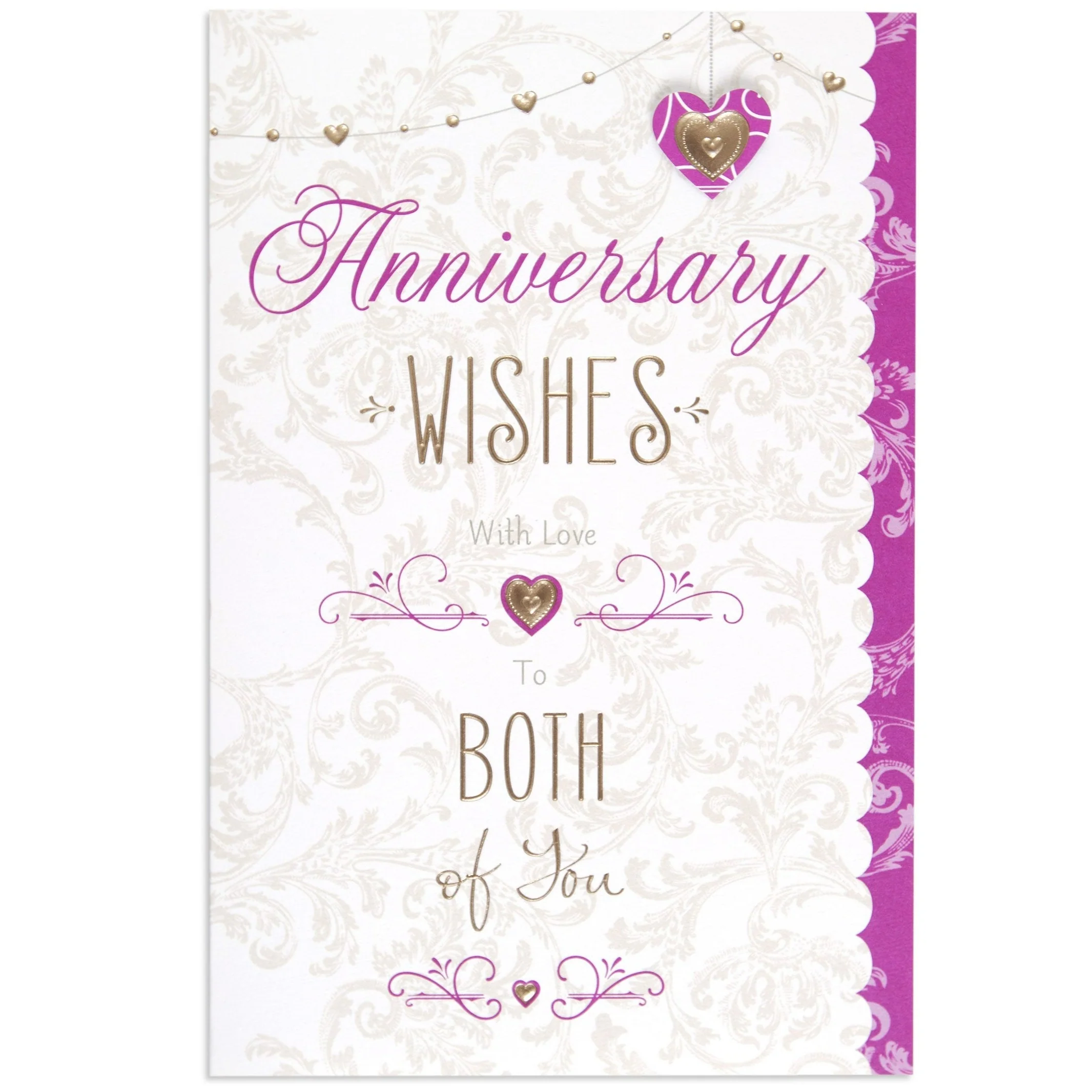 Elegant Anniversary Wishes Card