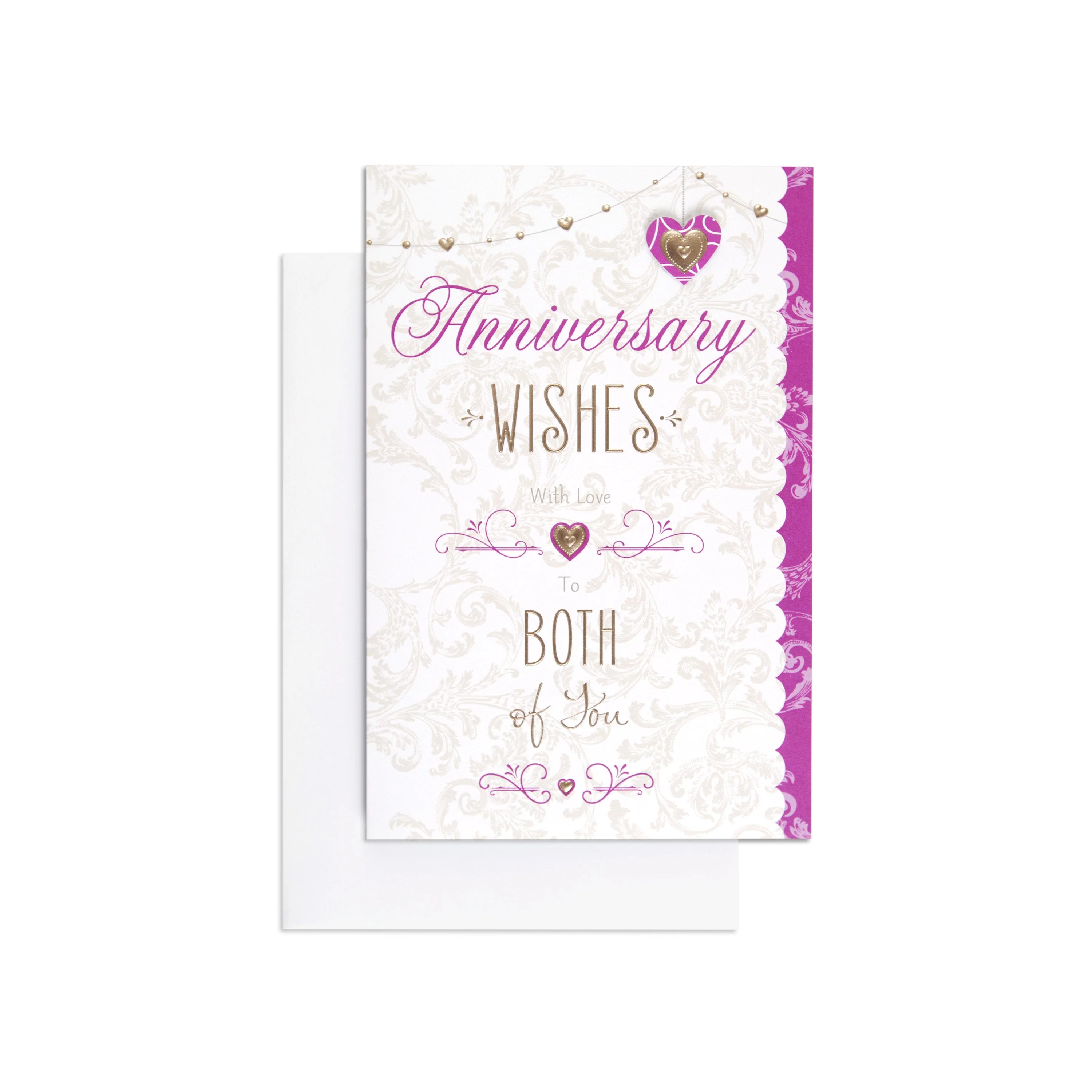 Elegant Anniversary Wishes Card - Image 3