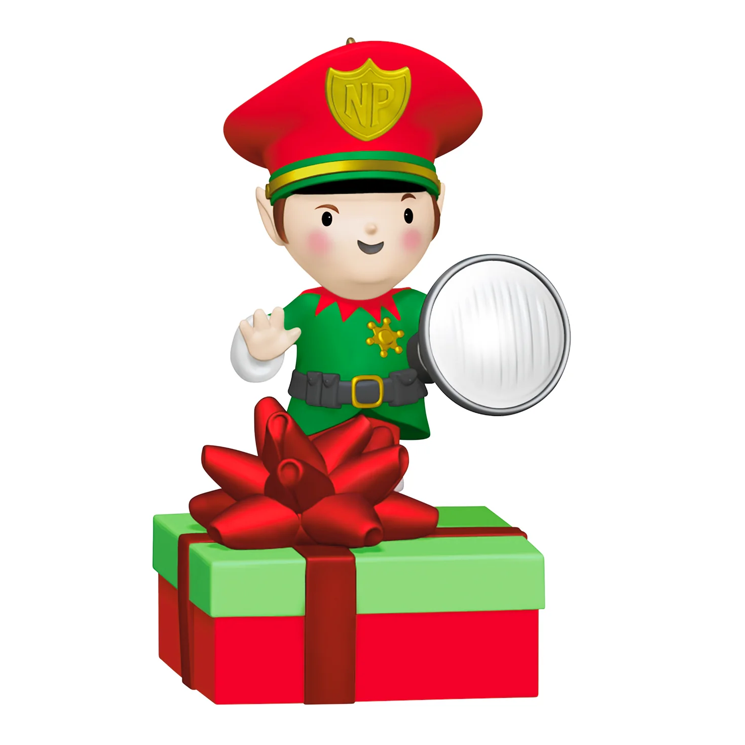 Elf Security Peekbuster With Motion-Activated Sound and Light — 2026 Hallmark Keepsake Christmas Ornament