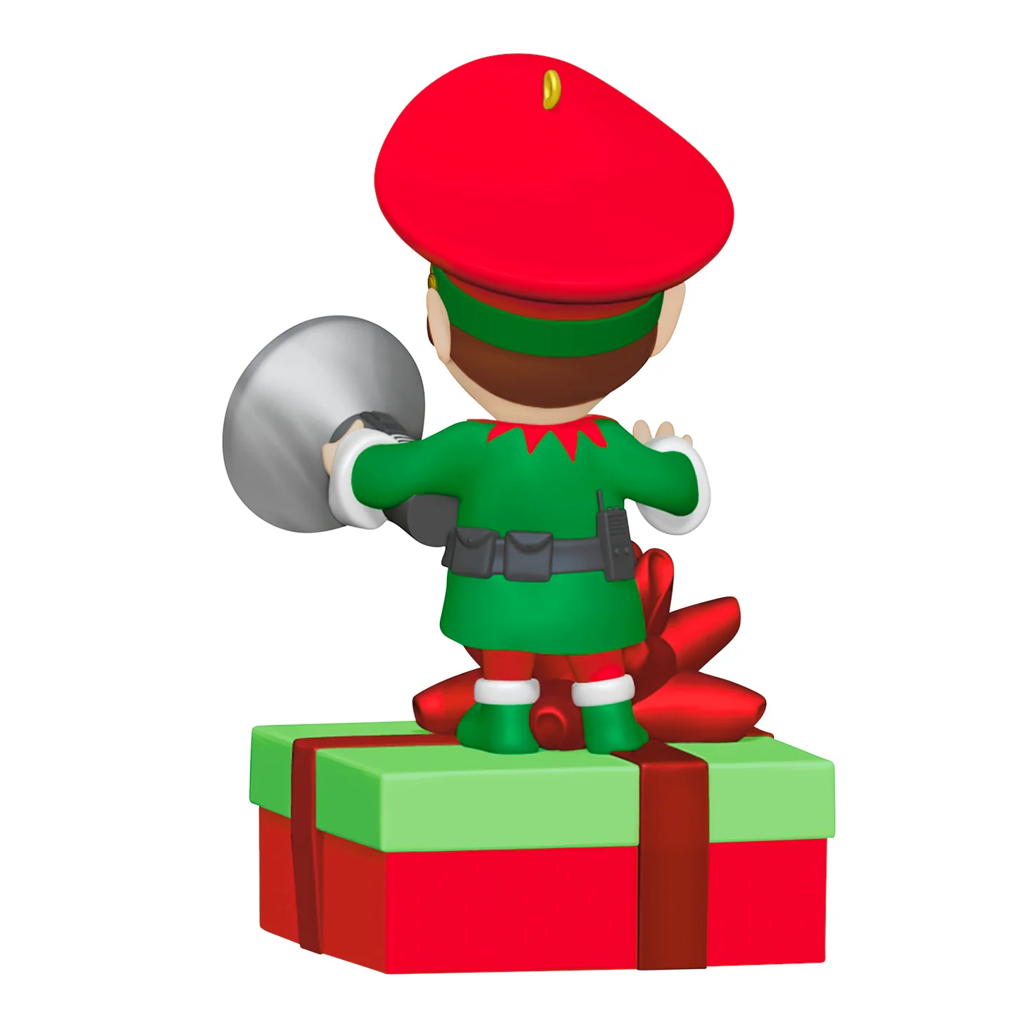 Elf Security Peekbuster With Motion-Activated Sound and Light — 2026 Hallmark Keepsake Christmas Ornament - Image 5