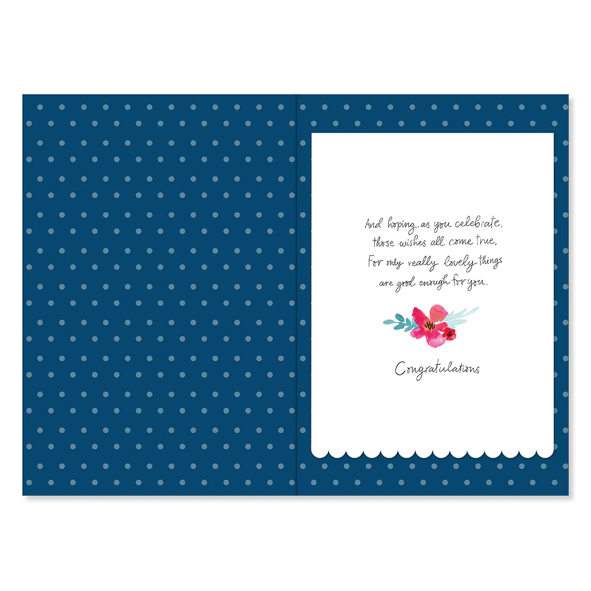 Hallmark 21st Birthday Card - Colourful Bouquet - Image 2