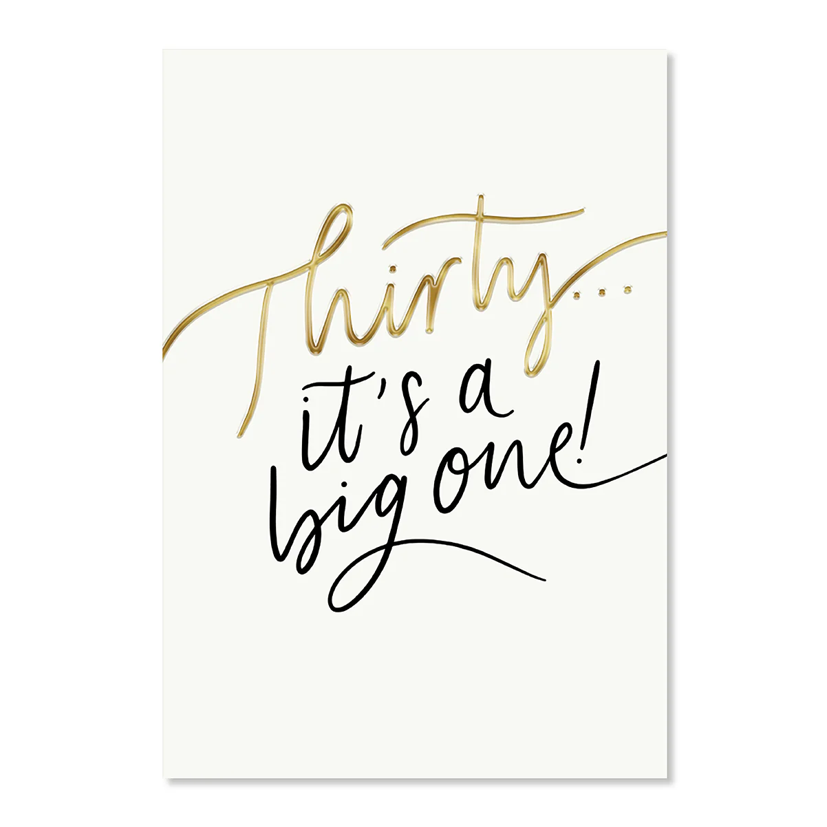 Hallmark 30th Birthday Card - It's A Big One - Image 3