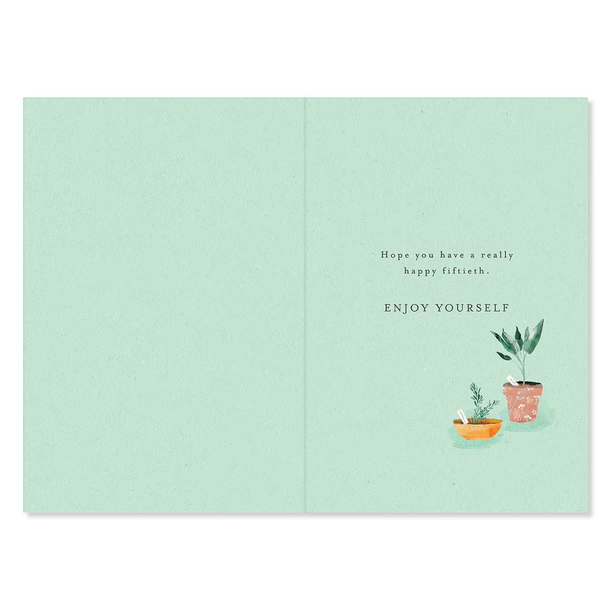 Hallmark 50th Birthday Card - Enjoy Yourself - Image 2