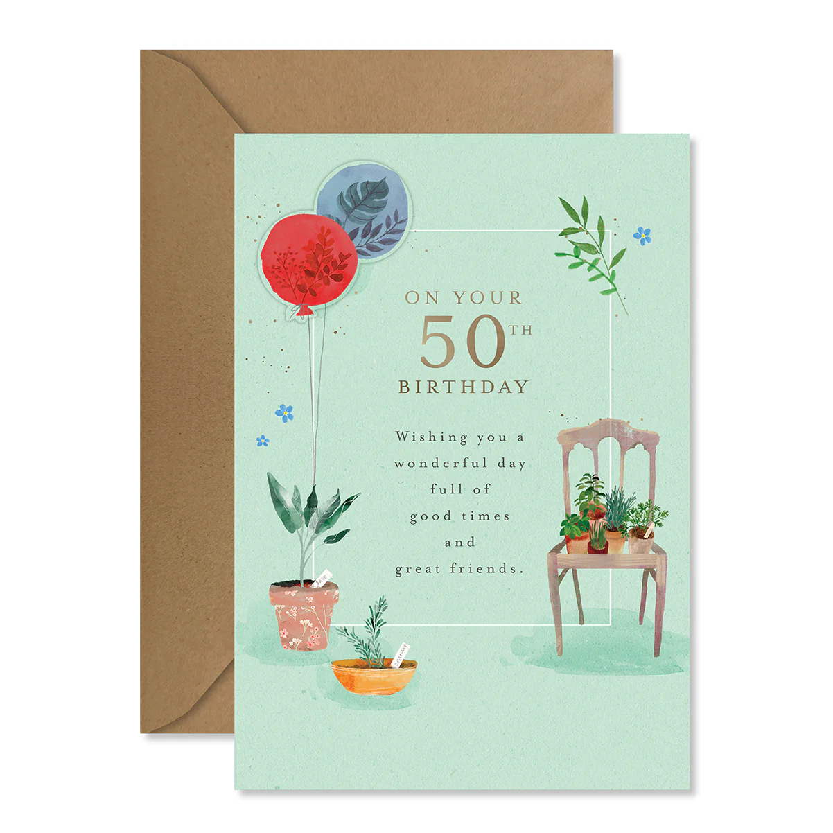 Hallmark 50th Birthday Card - Enjoy Yourself - Image 3