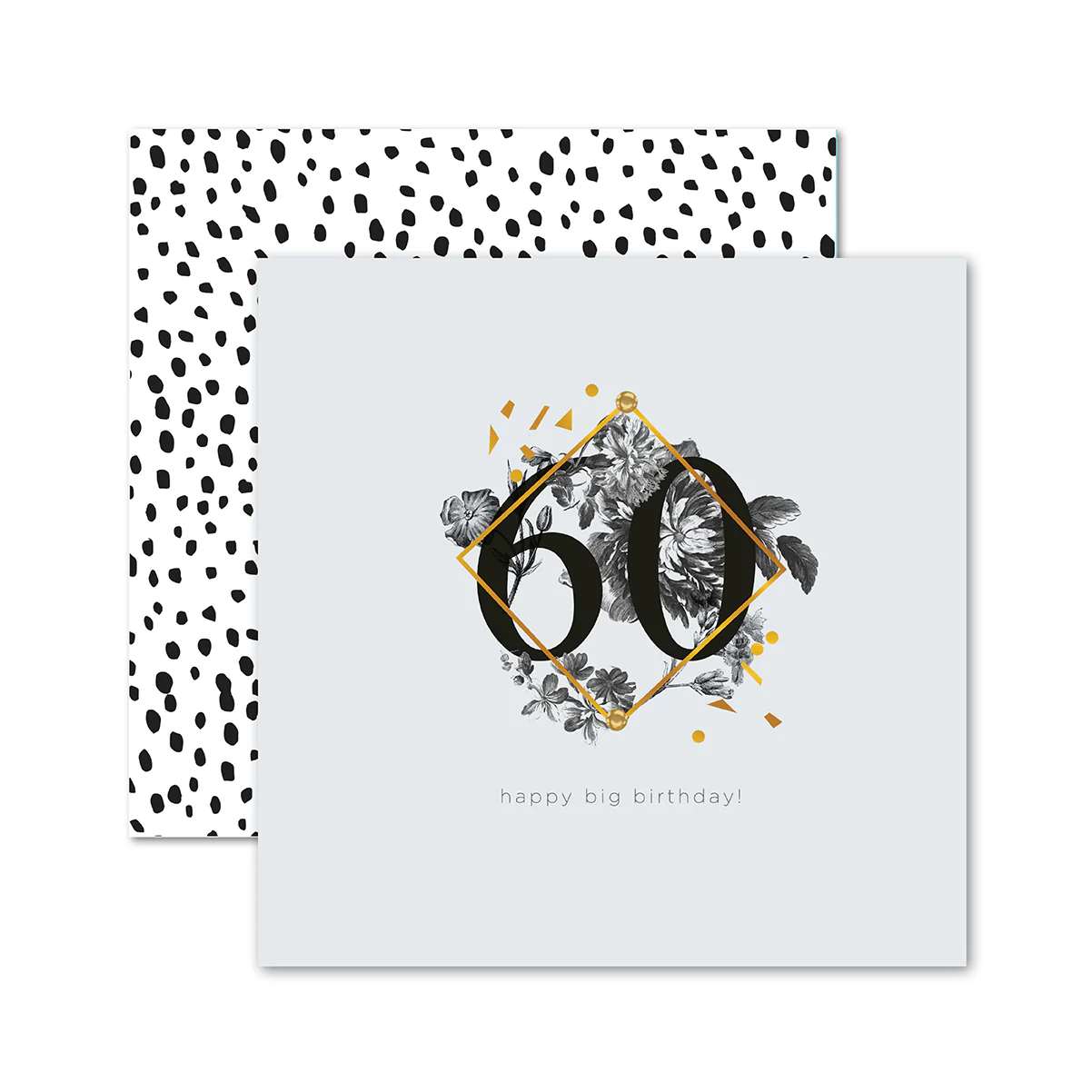 Hallmark 60th Birthday Card - Stormy Blossoms - Image 3