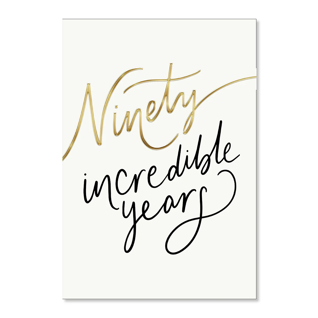 Hallmark 90th Birthday Card - Incredible Years - Image 3