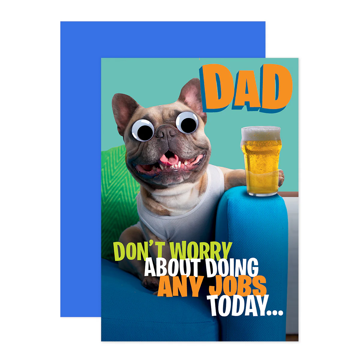Hallmark Father's Day Card - Dad, don't worry about doing any jobs today. - Image 3