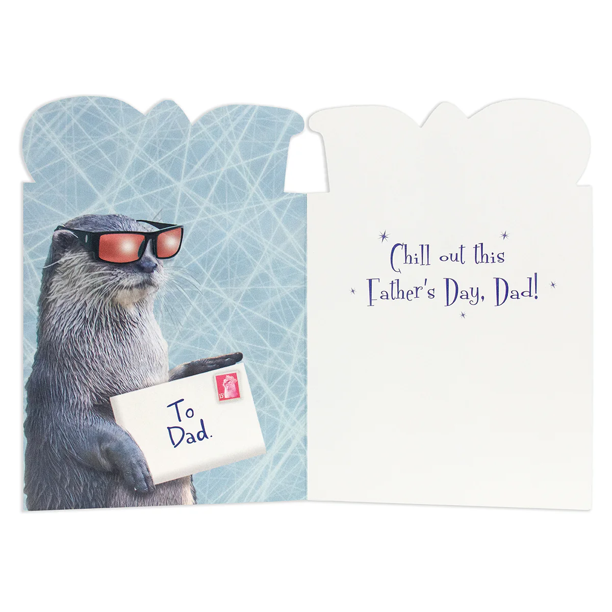 Hallmark Father's Day Card - Dad, you're otterly cool - Image 2