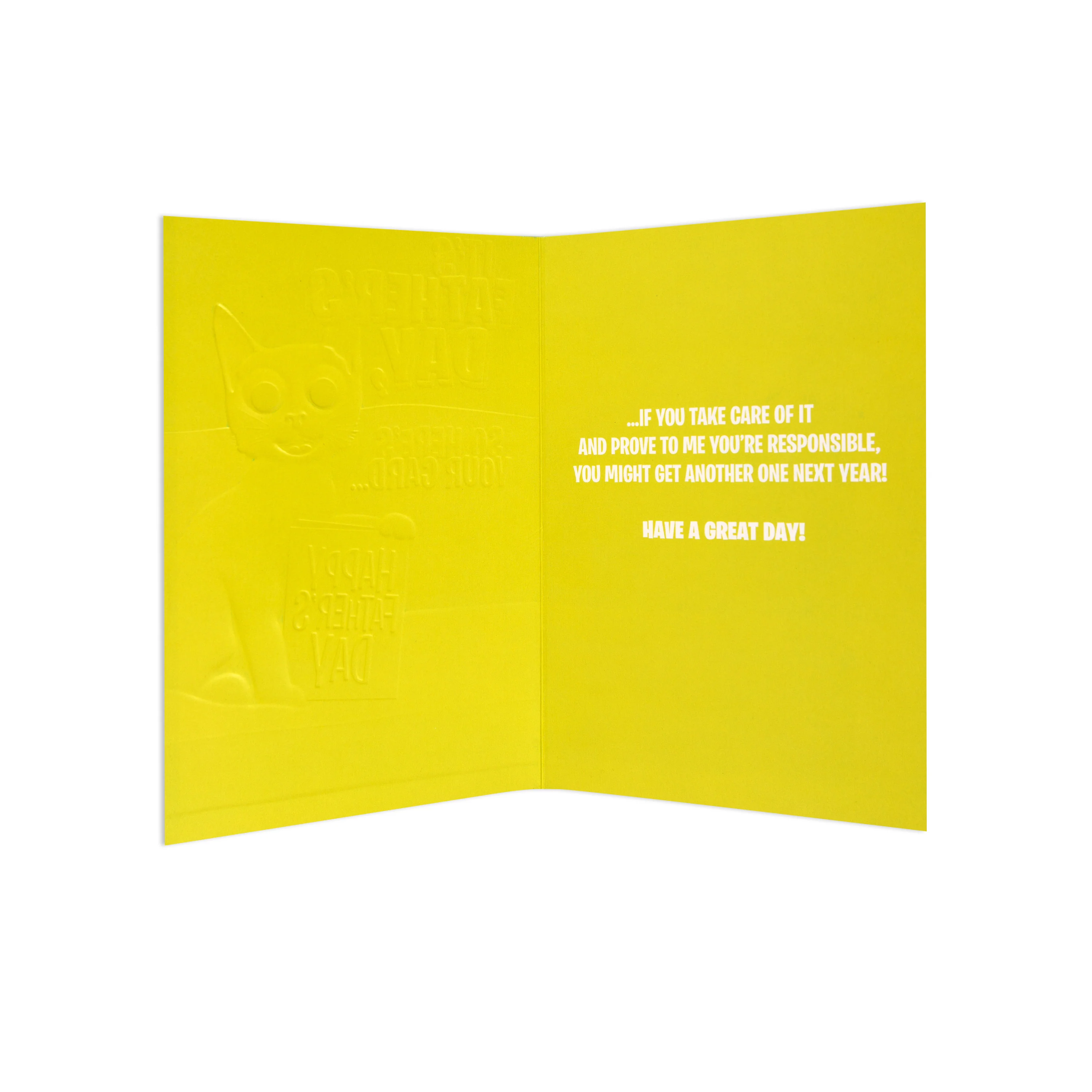 Hallmark Father's Day Card - Take Care Of It - Image 2