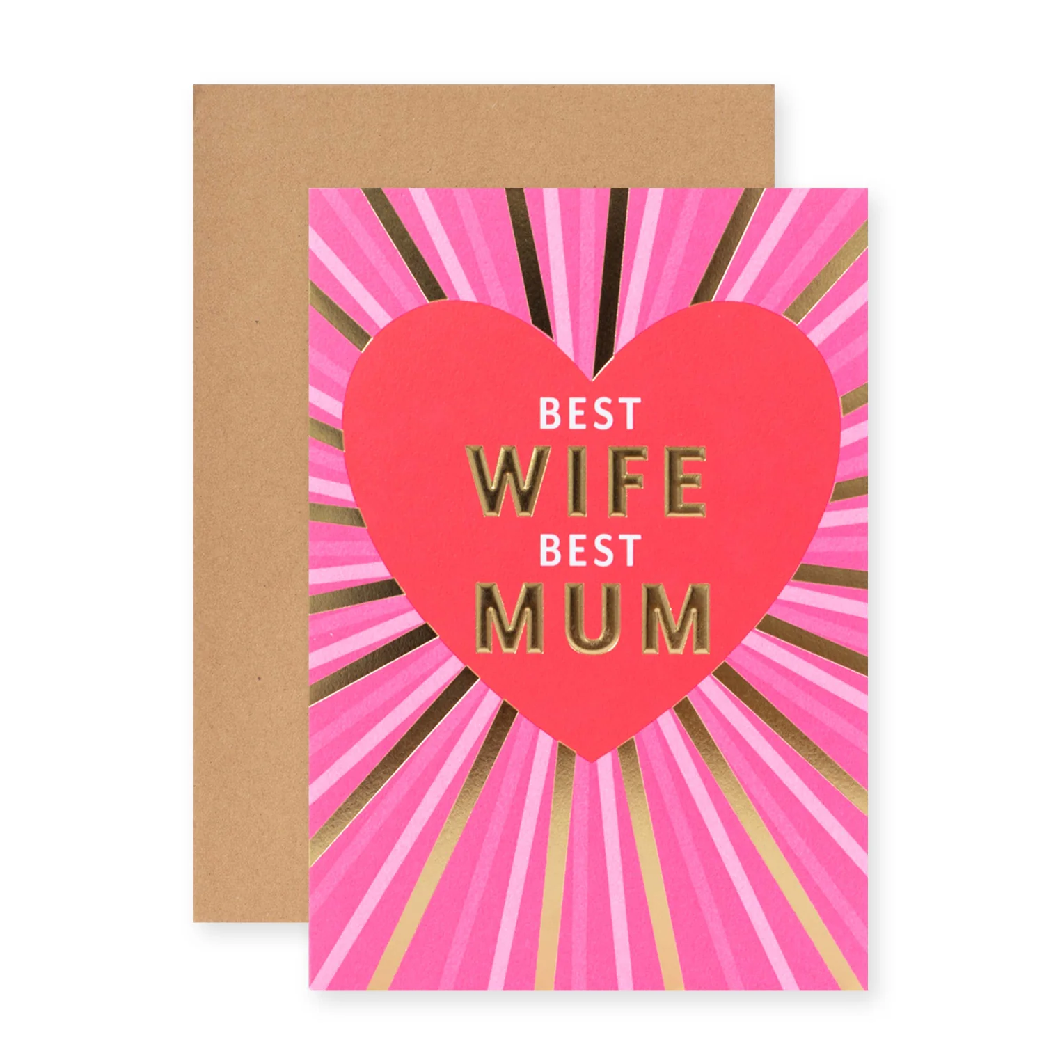 Hallmark Wife Card - Best Wife, Best Mum - Image 3