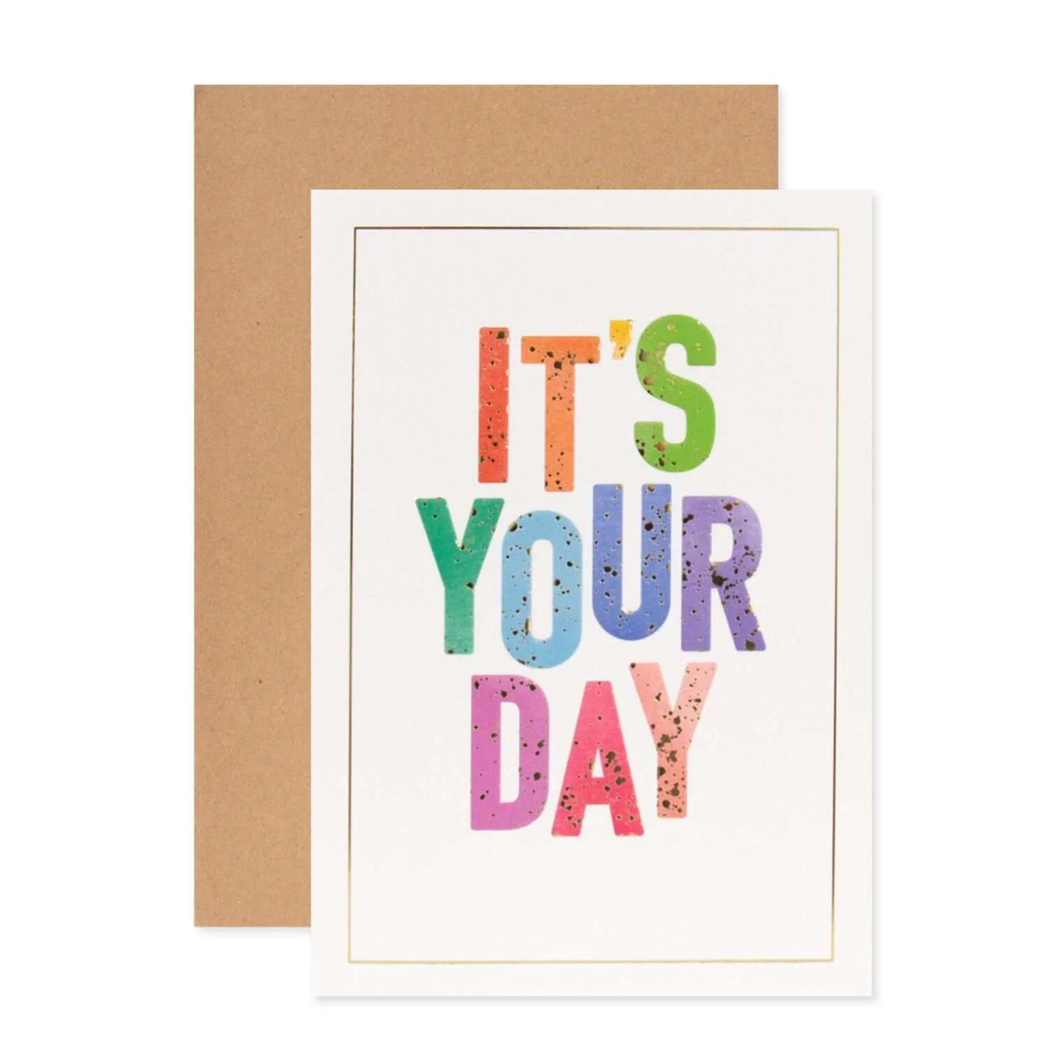 Connections from Hallmark Birthday Card - Colourful It's Your Day - Image 3