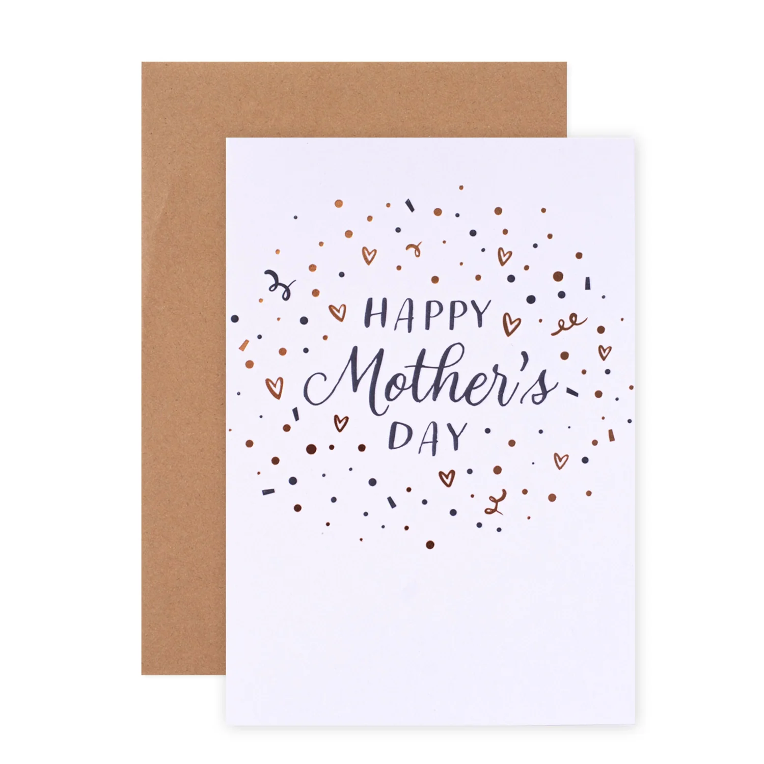 Hallmark Mother's Day Card - Confetti & Love Hearts - Image 3