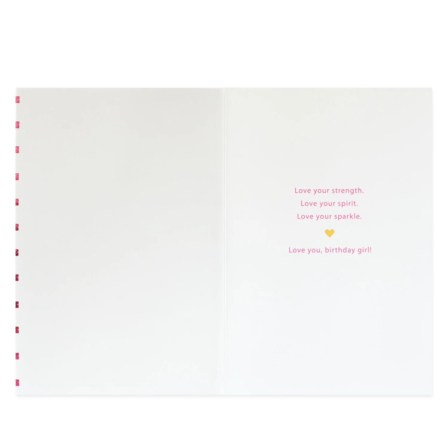 Hallmark Signature Birthday Card - Strength, Spirit, Sparkle - Image 2