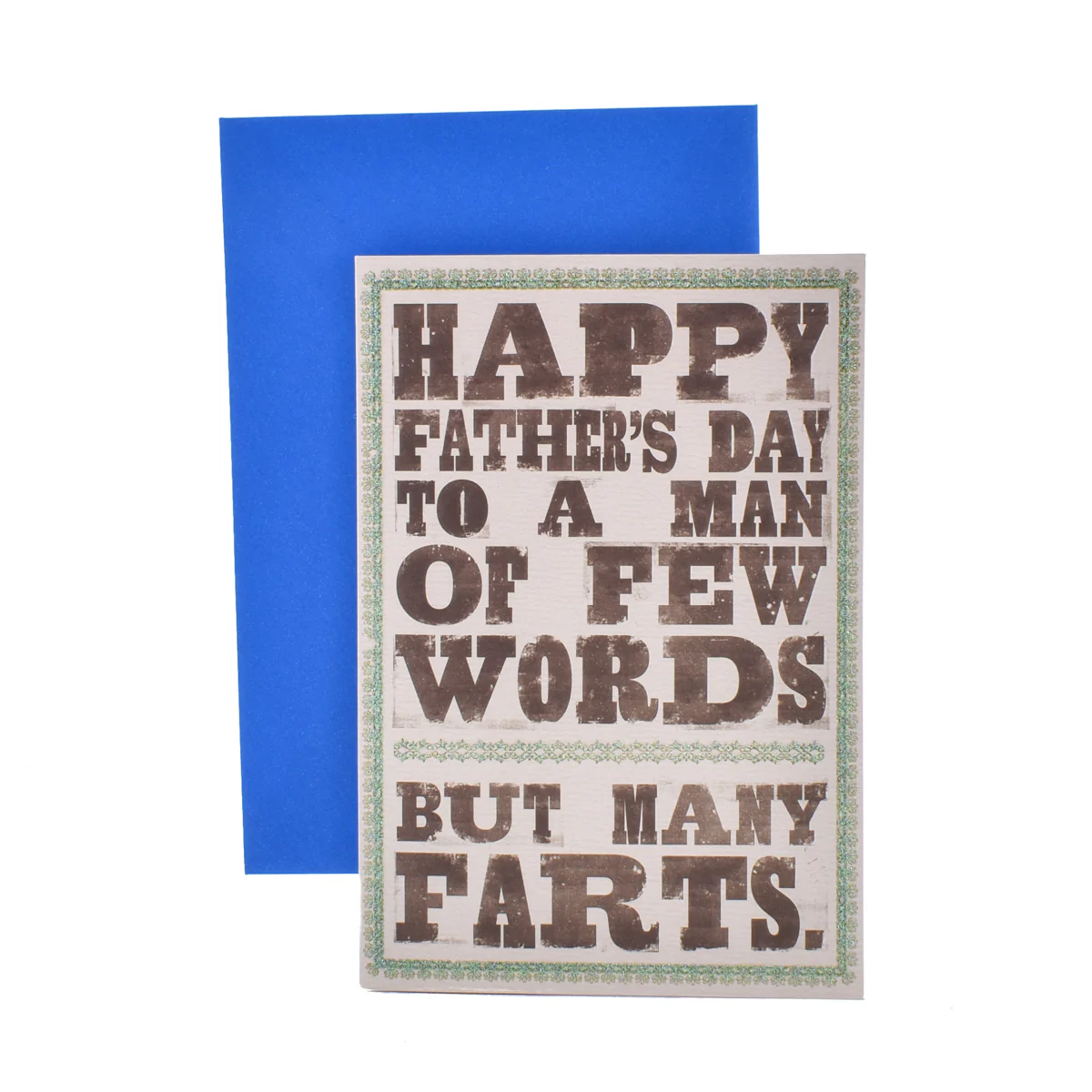 Hallmark Father's Day Card - Few Words, Many Farts - Image 3