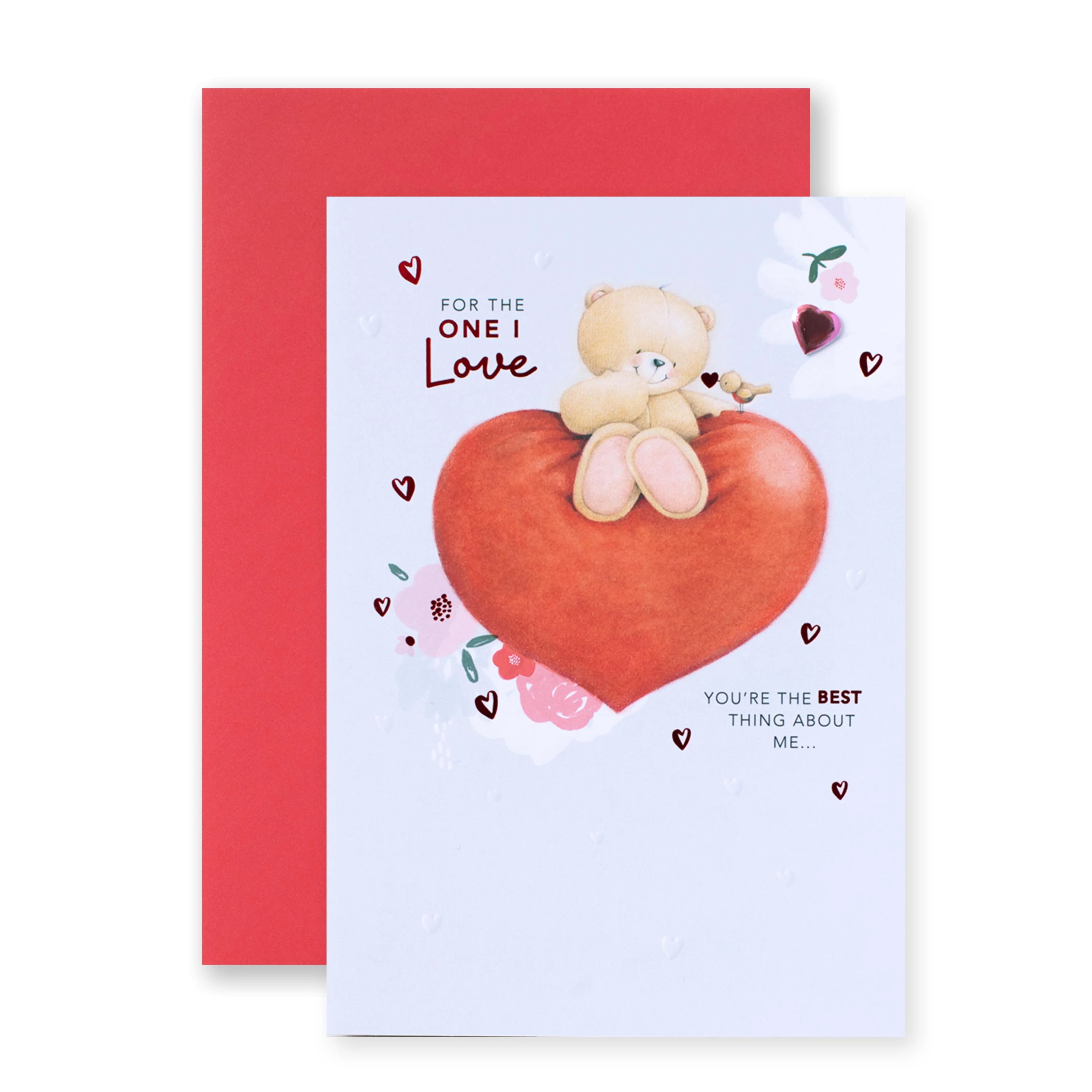Hallmark Valentine's Day Card Forever Friends - For The One I Love - Image 3