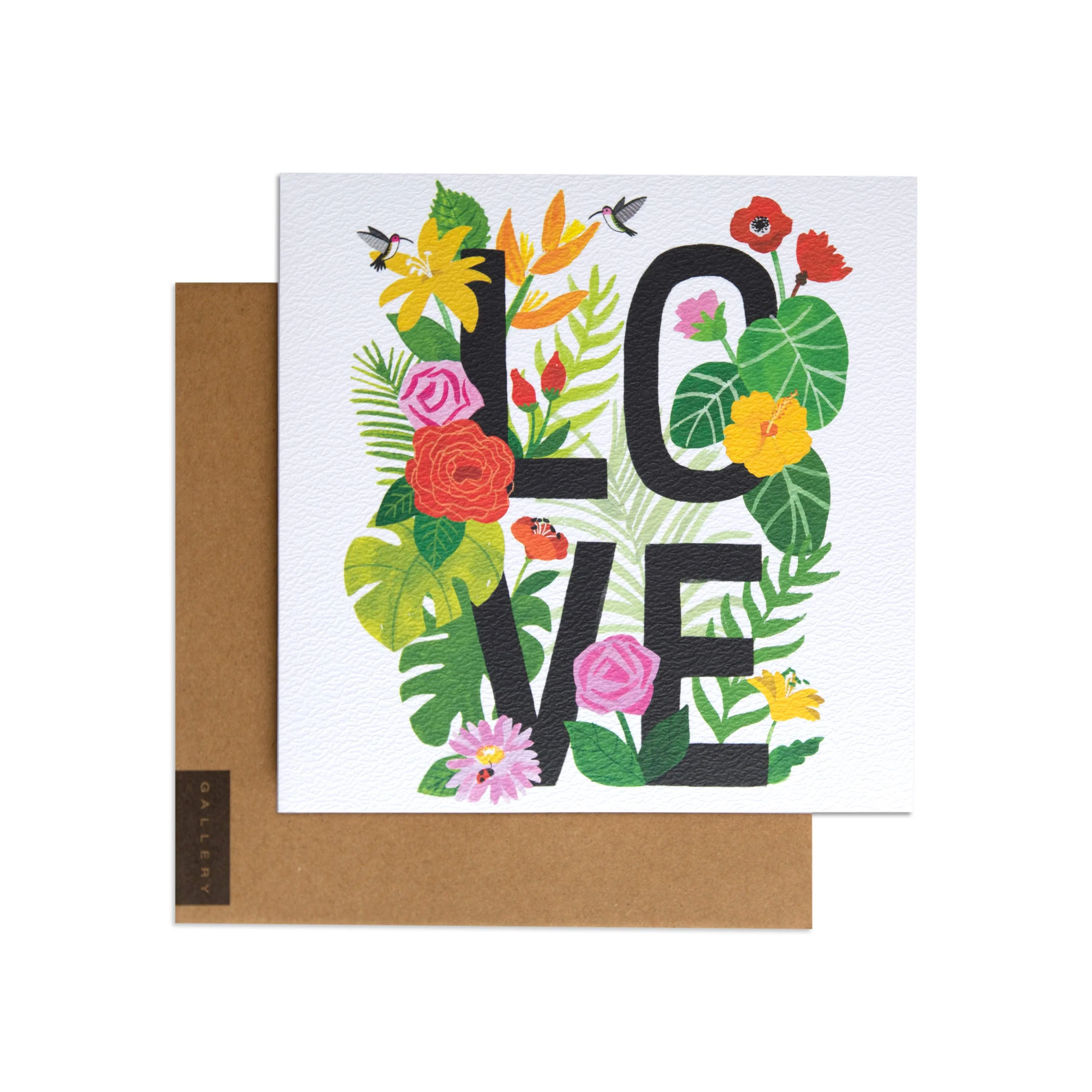 Beautiful Floral Love Blank Card - Image 3