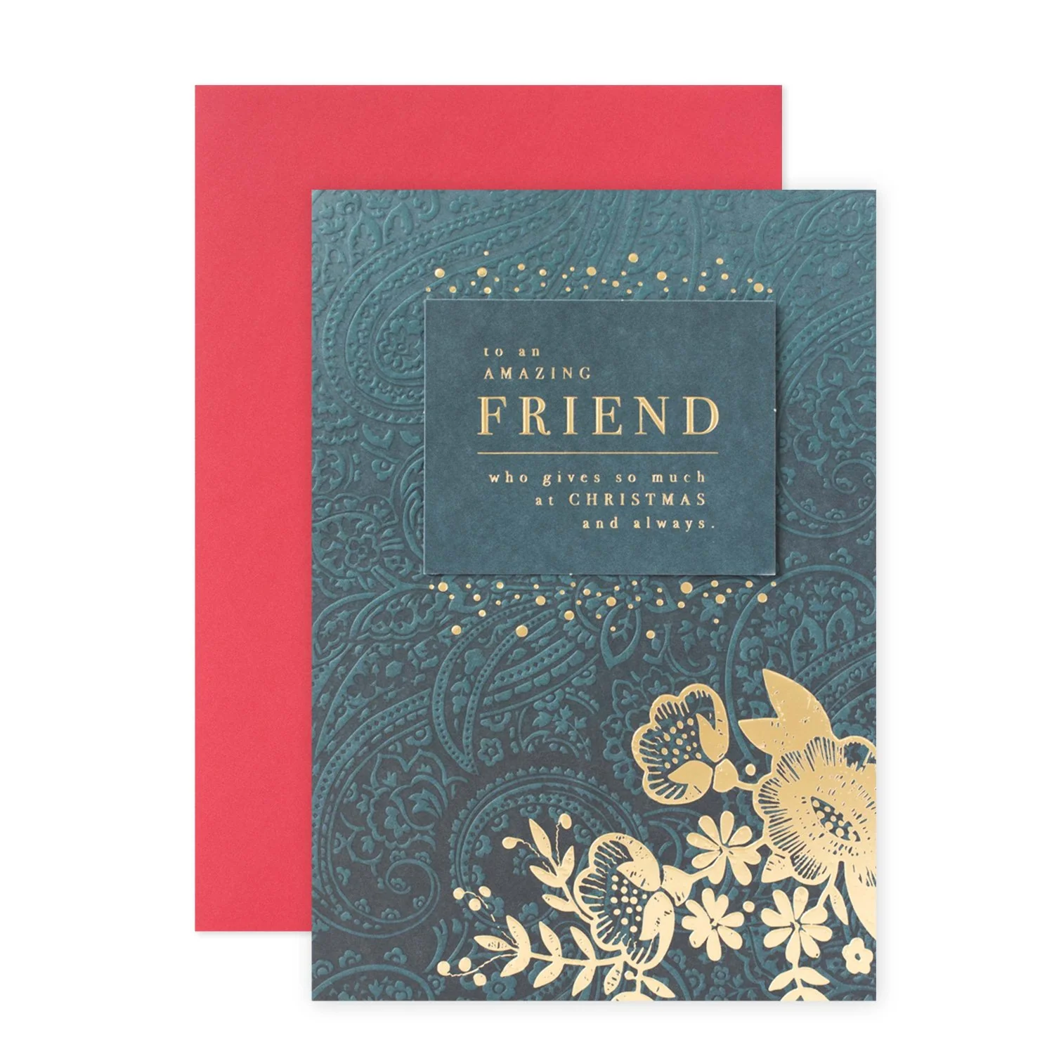 Hallmark Christmas Card For Friend - Thanks For Everything - Image 3
