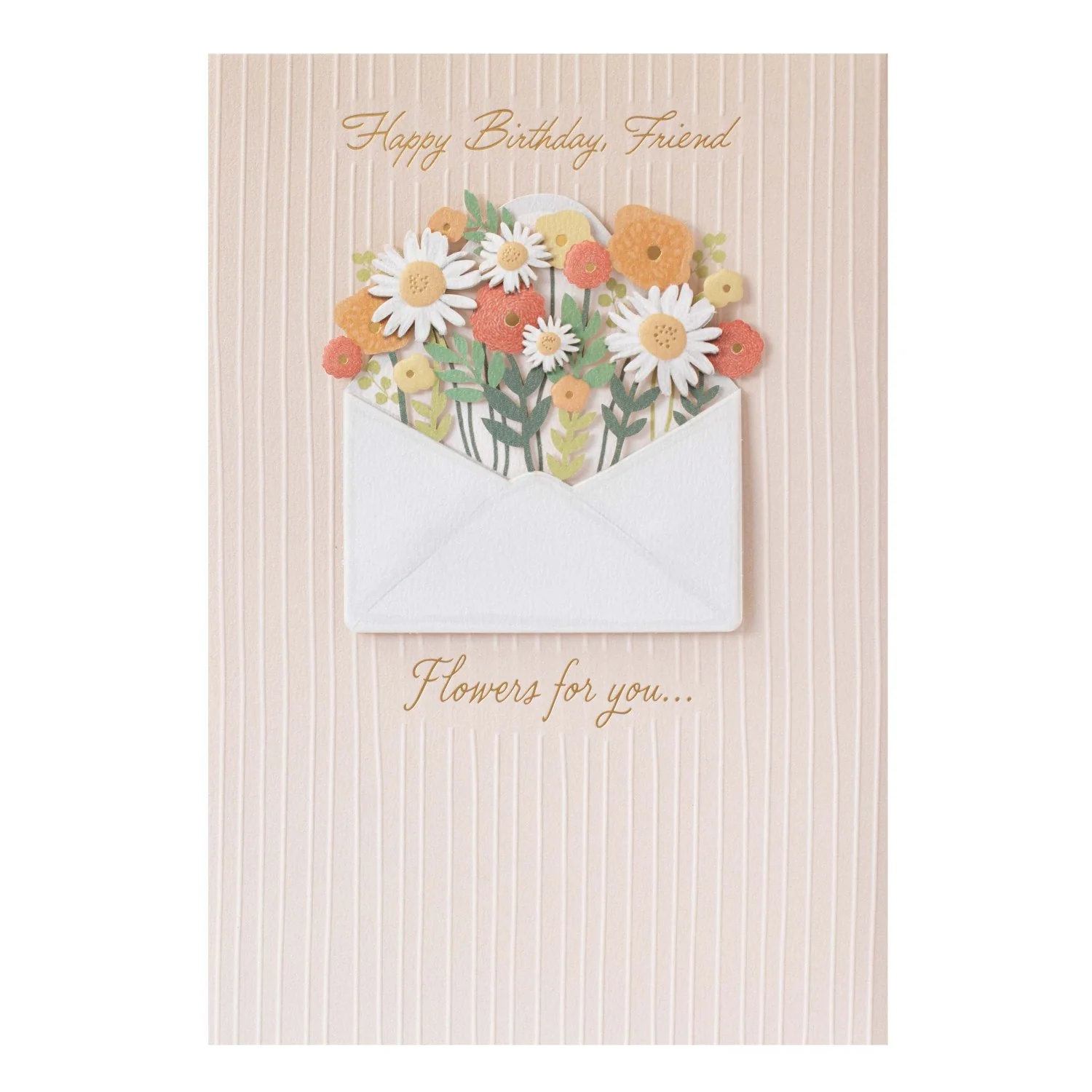 Hallmark Signature Birthday Card For Friend - Flowers For You