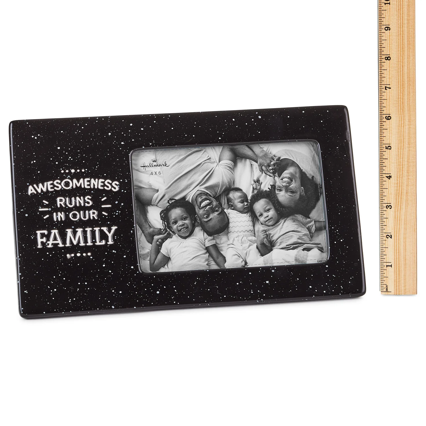 Awesomeness Runs in Our Family Ceramic Picture Frame, 4x6 - Image 3
