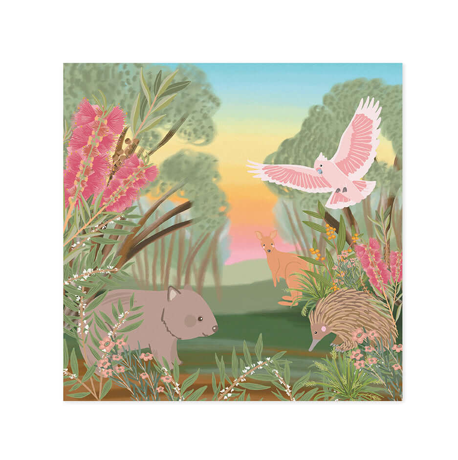 Hallmark x Christie Williams Gallery Blank Greeting Card - Bushland