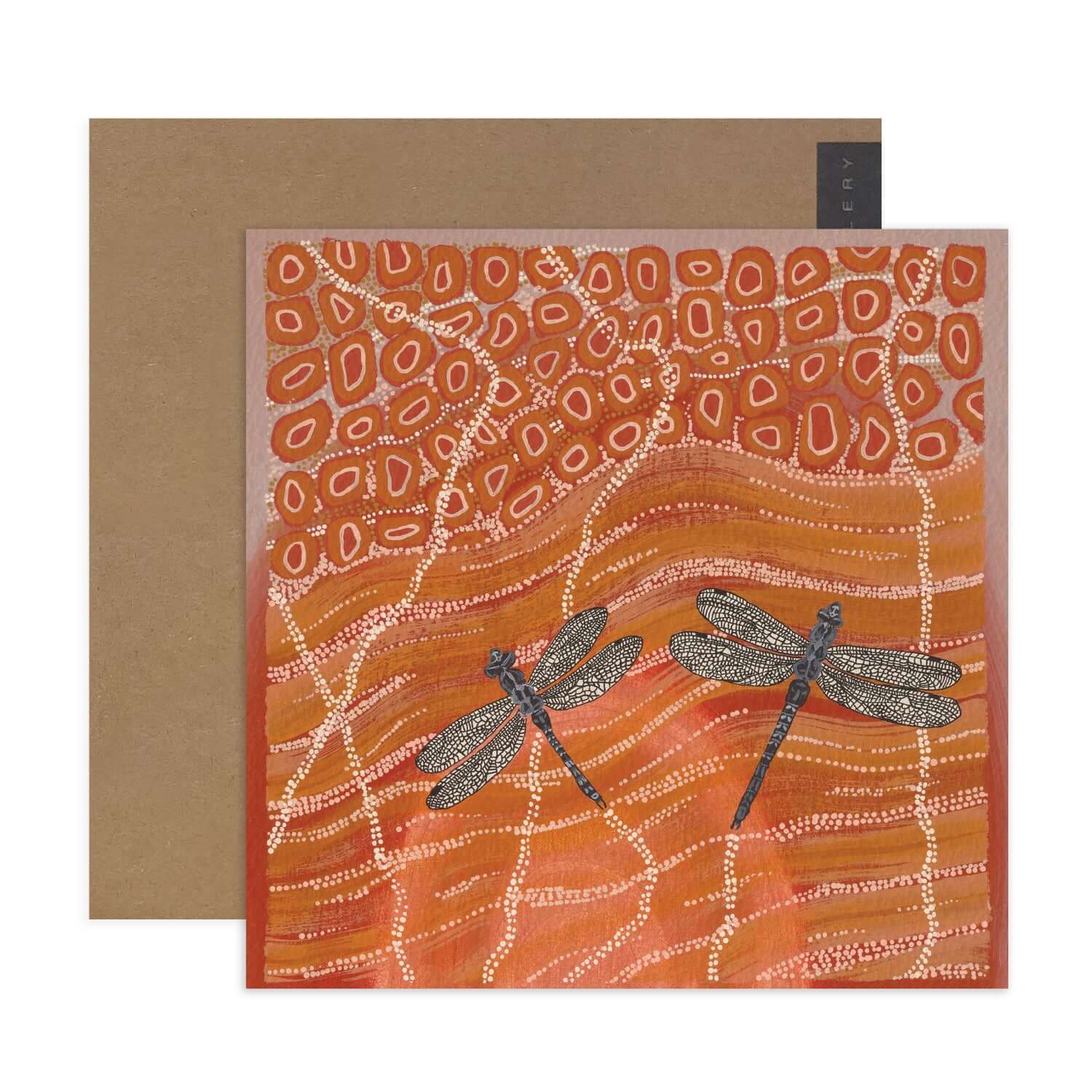 Hallmark x Emma Stenhouse Gallery Blank Greeting Card - Dragonfly Duo - Image 2