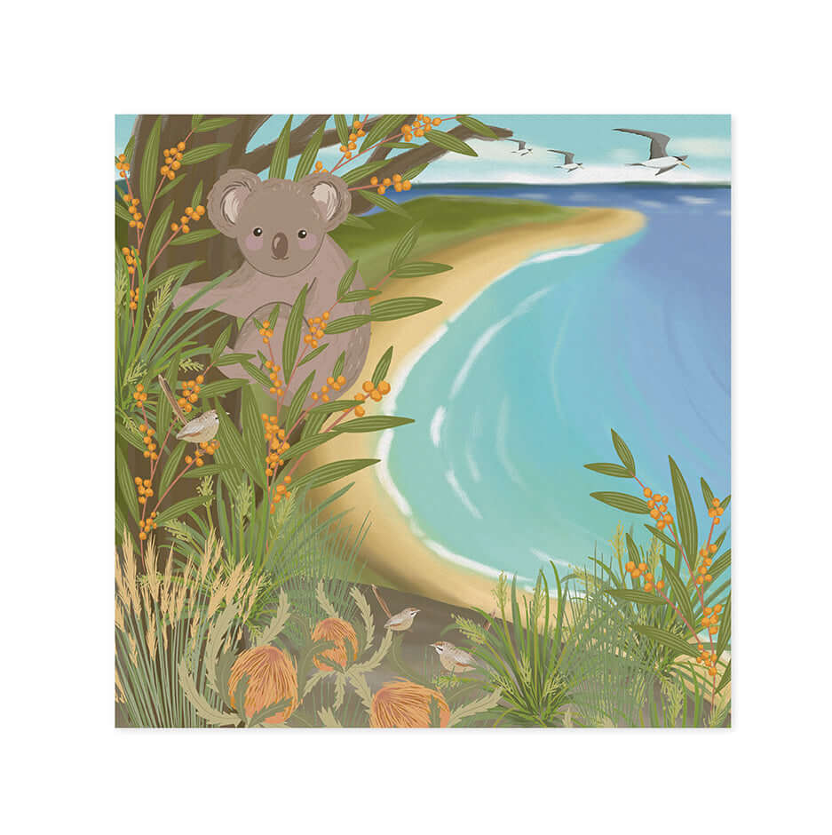Hallmark x Christie Williams Gallery Blank Greeting Card - Coastal