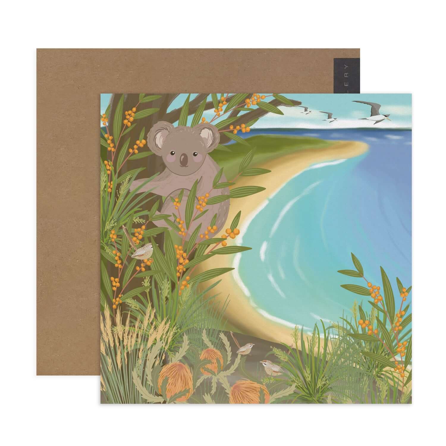 Hallmark x Christie Williams Gallery Blank Greeting Card - Coastal - Image 2