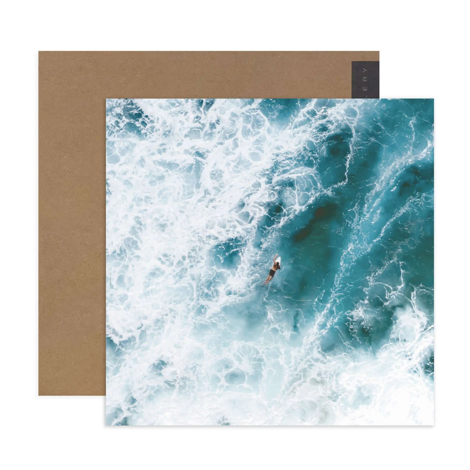 Hallmark x Donna Delaney Gallery Blank Greeting Card - Stradbroke Lone Surfer - Image 2