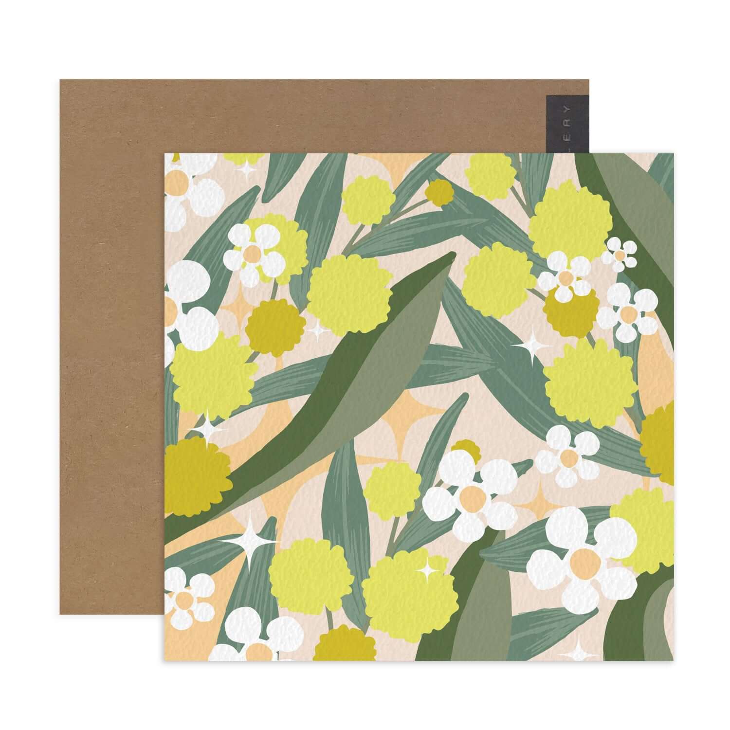 Hallmark x Christie Williams Gallery Blank Greeting Card - Whimsical Wattle - Image 2